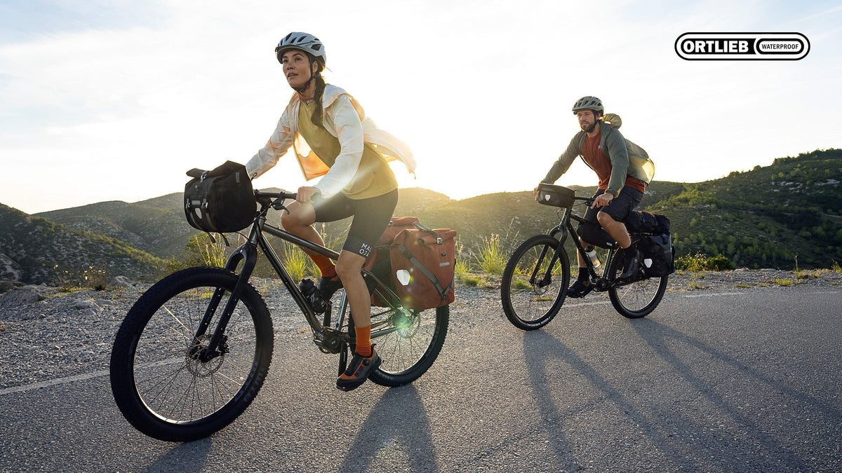 Bikepacking cyclists