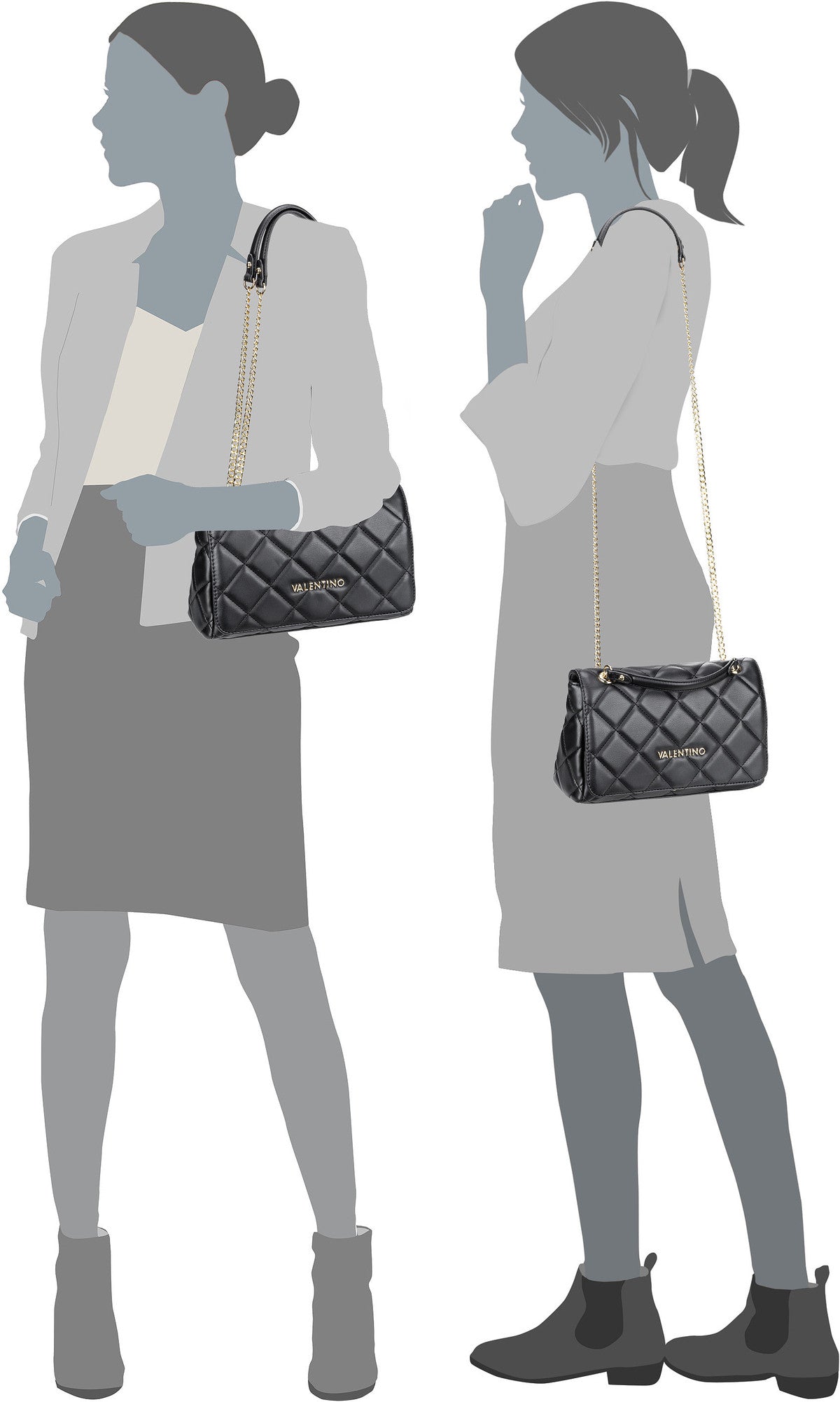 Valentino Ocarina K02R Ecru Evening Bag – Silhouette View