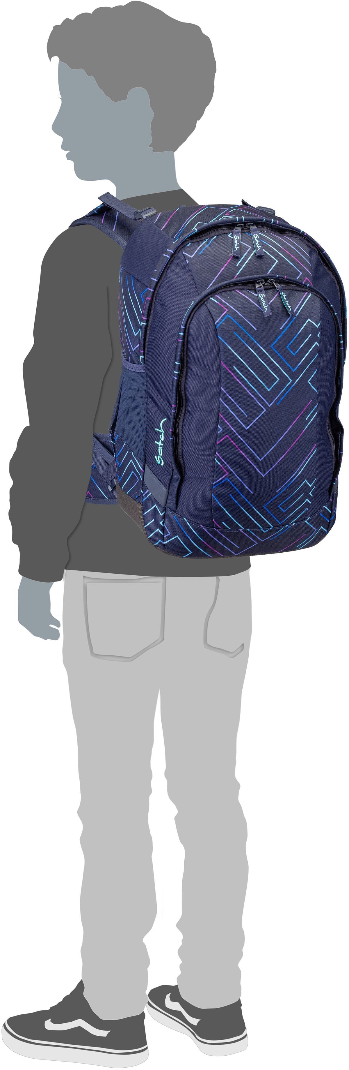 satch satch Air Mystic Nights School Bag – Silhouette View