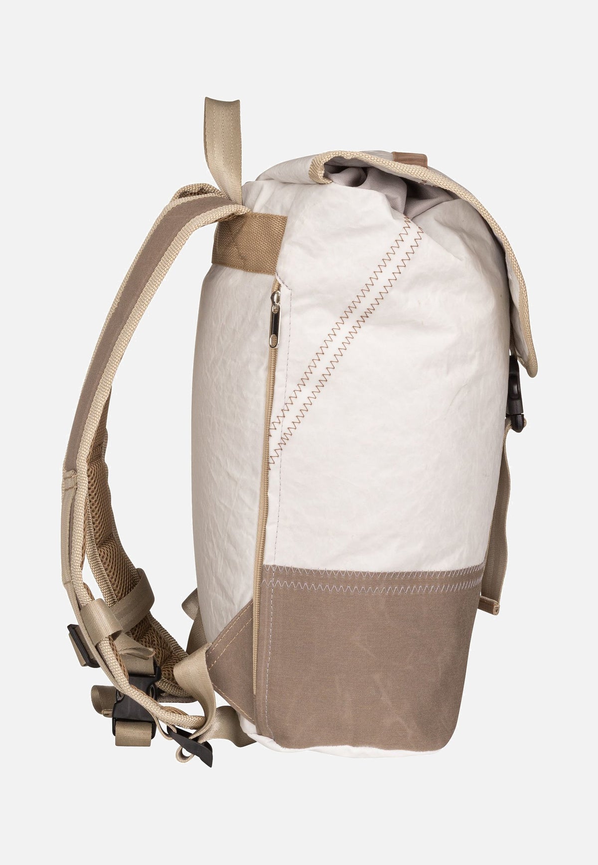 360Grad Landgang Mini Weiß/Balken Taupe Sac a dos