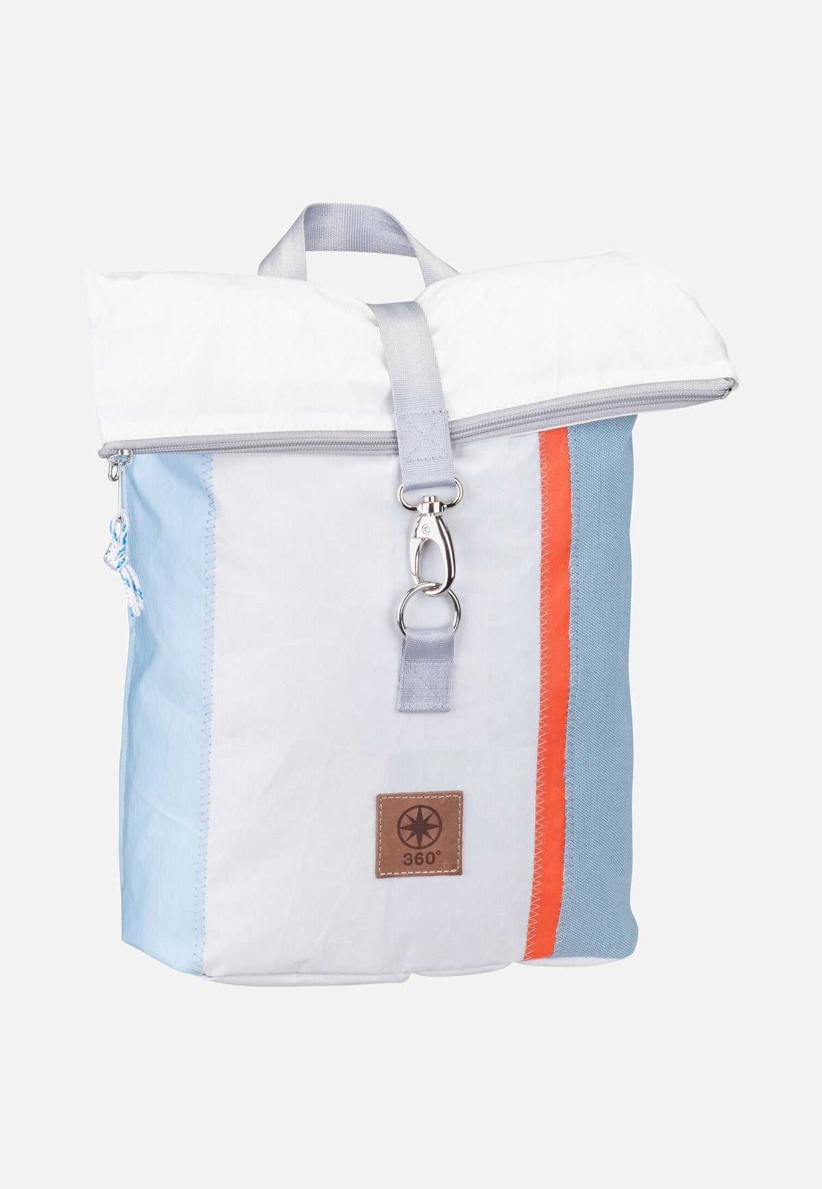 360Grad Möwe Weel-Weiß/Hellblau/Orange/Gelb Backpack