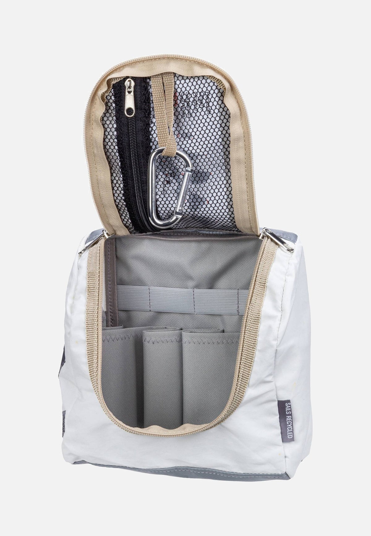 360Grad Matrose XL Weiß/Grau Borsa da toilette