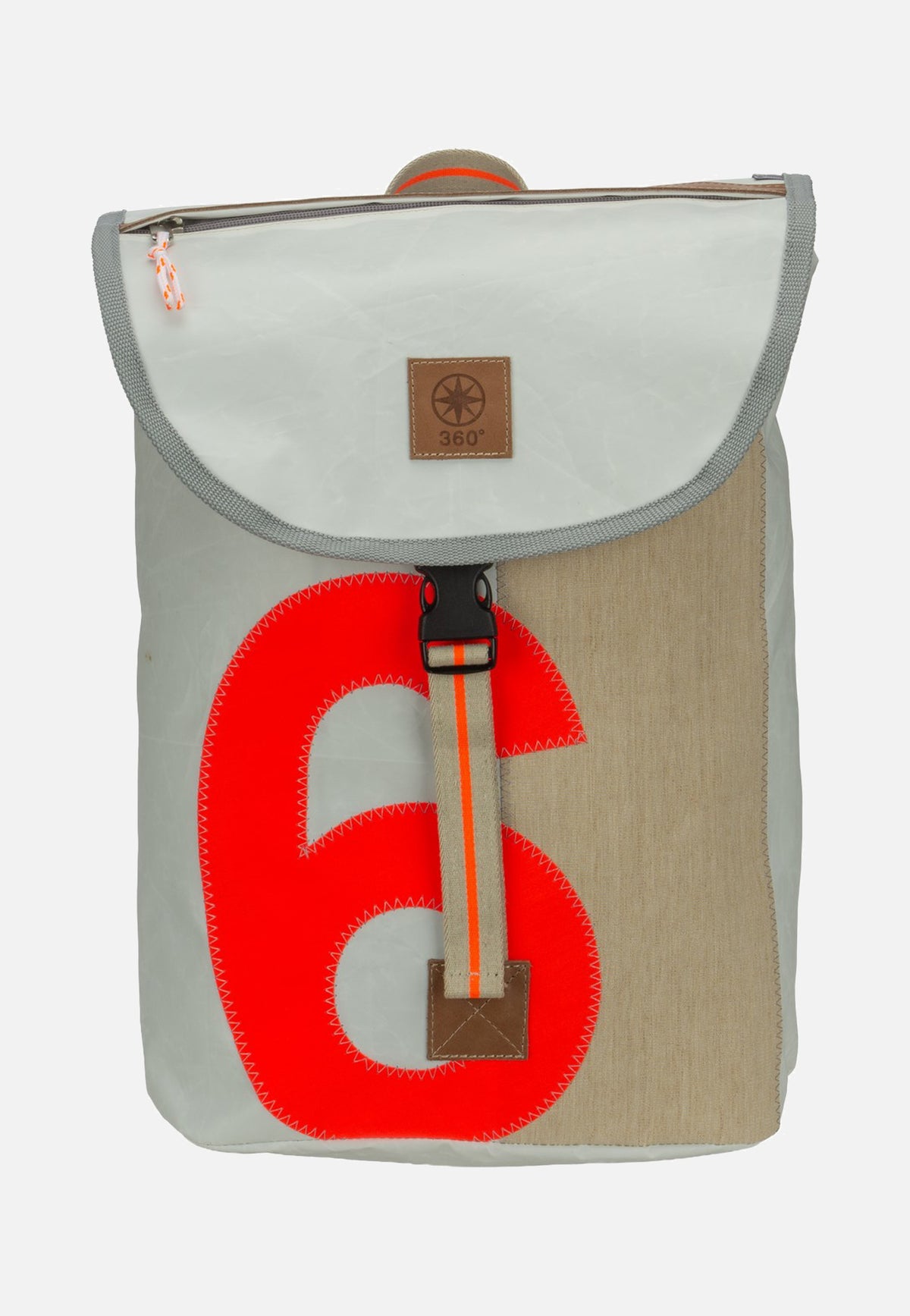 360Grad Landgang Mini Weiss/Grau Sac a dos