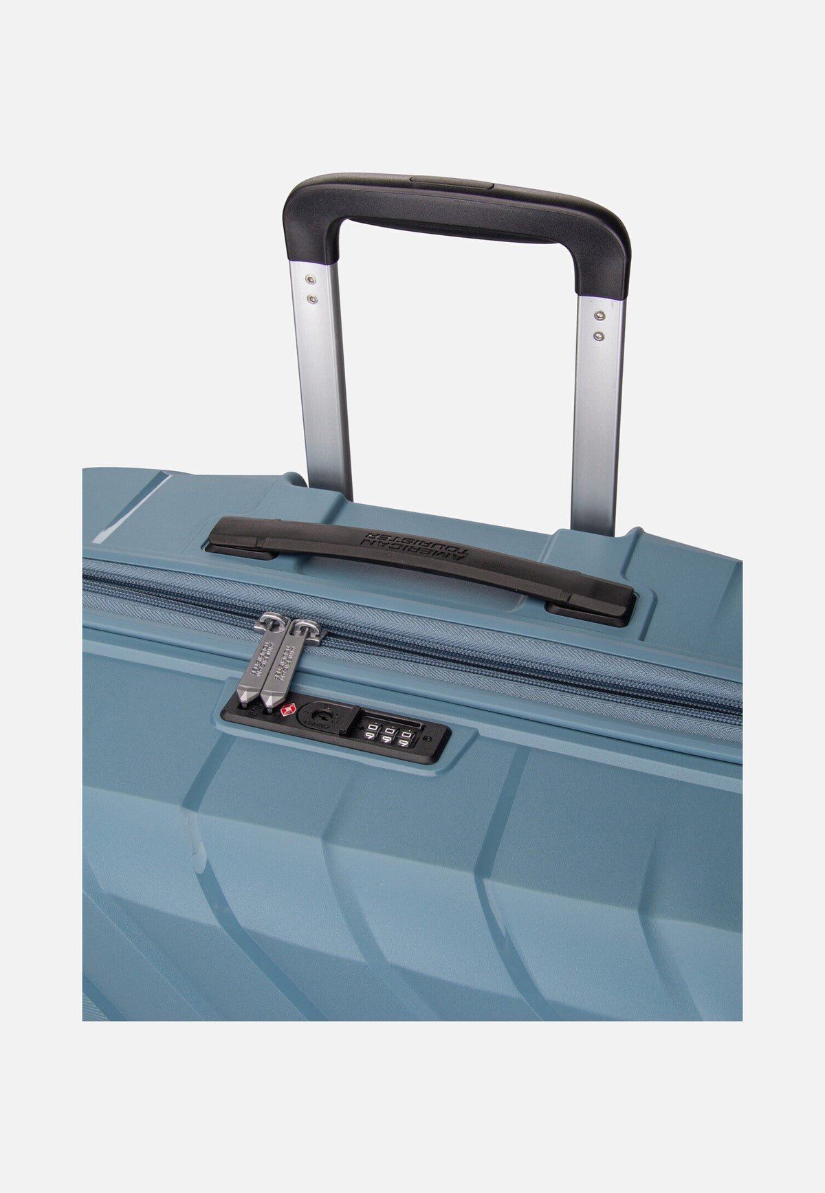 American Tourister Flytwist Spinner 77 Storm Blue Valigia