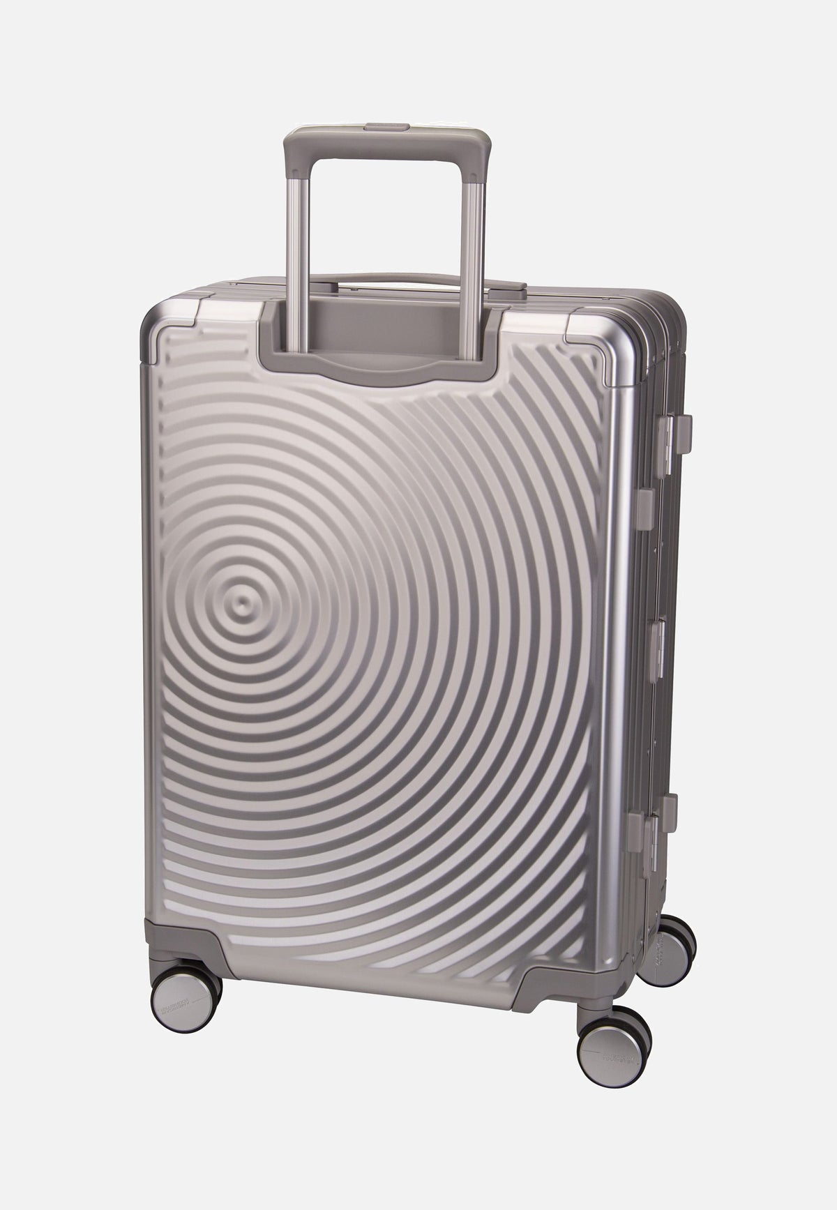 American Tourister Soundbox Alu Spinner 68 Silver Valigia
