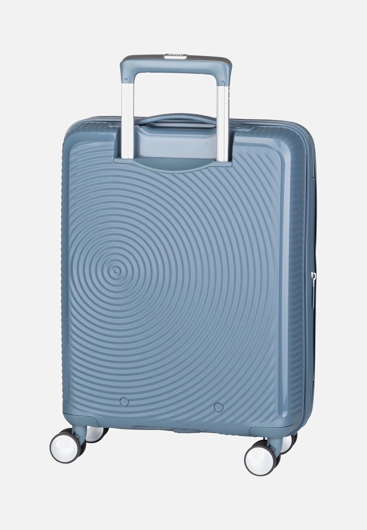 American Tourister SoundBox Spinner 55 EXP Stone Blue Suitcase