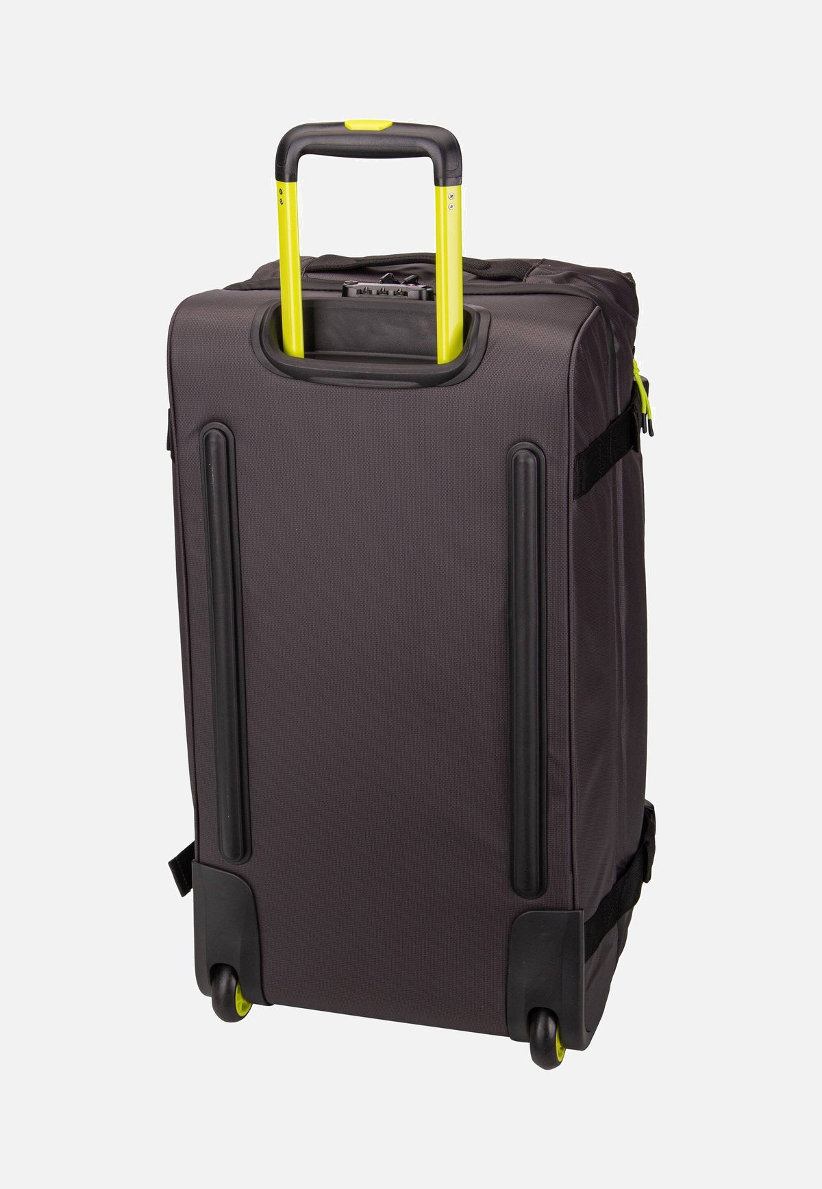 American Tourister Urban Track Duffle M Black/Lime Travel Bag with Wheels