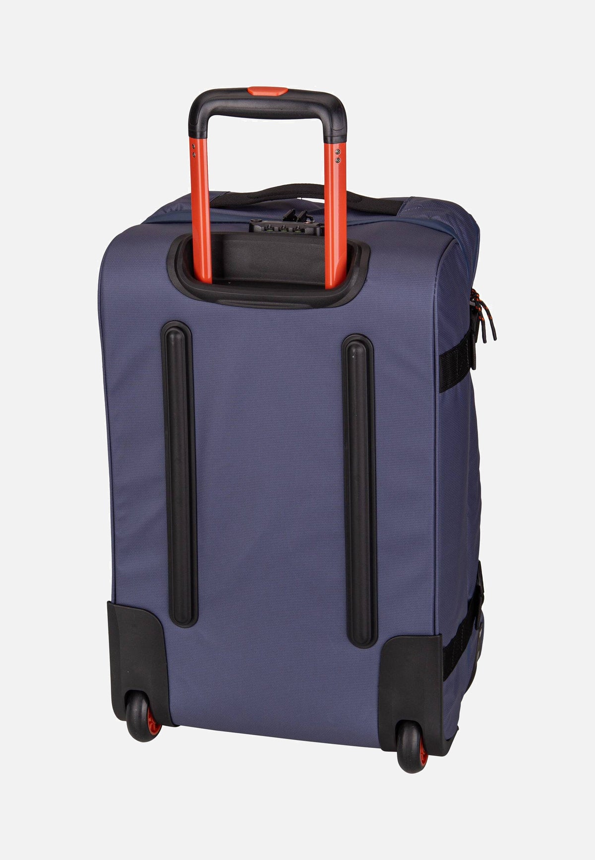 American Tourister Urban Track Duffle S Navy/Orange Travel Bag with Wheels