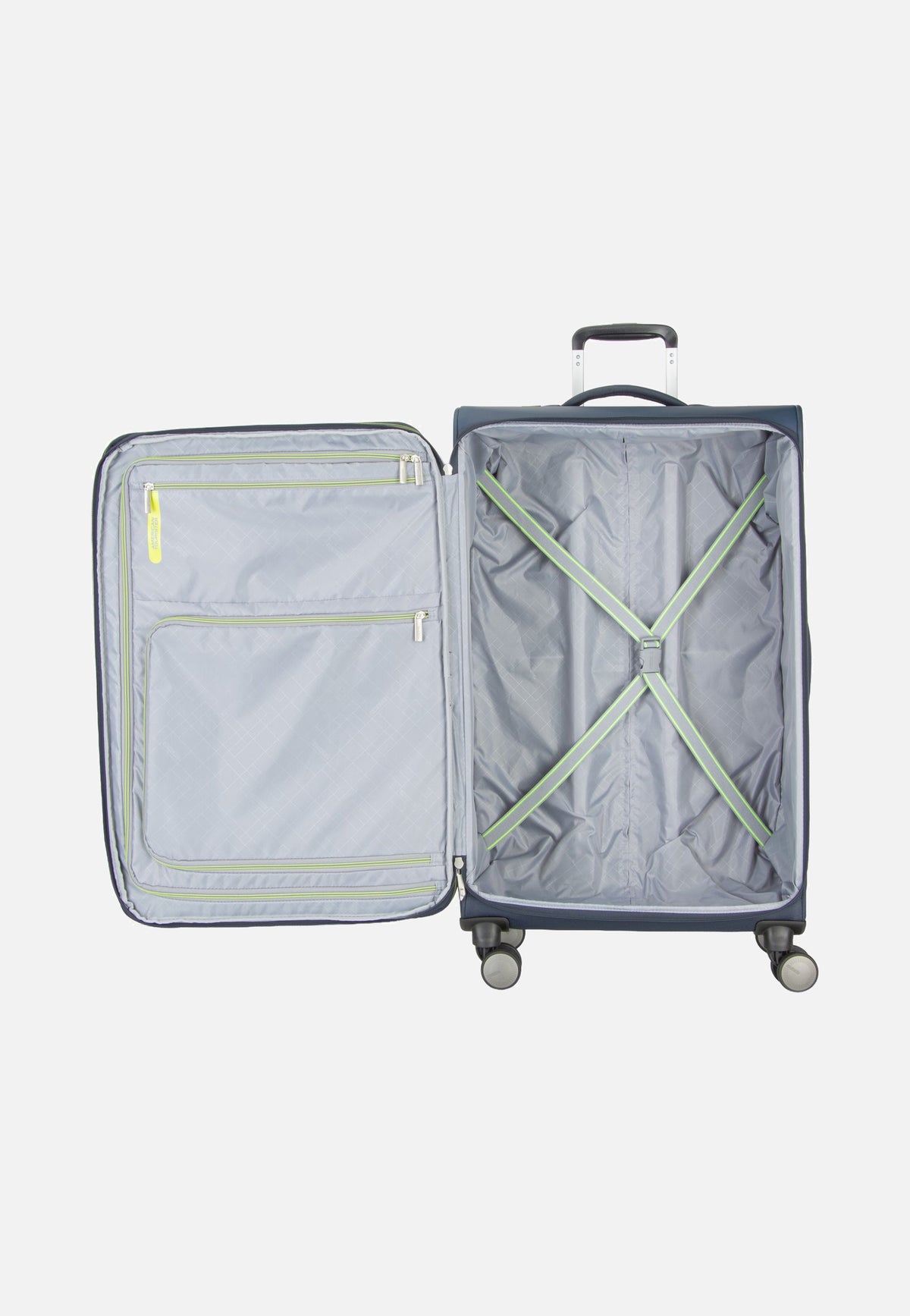 American Tourister Wanderlite Spinner L Exp Dark Navy Suitcase
