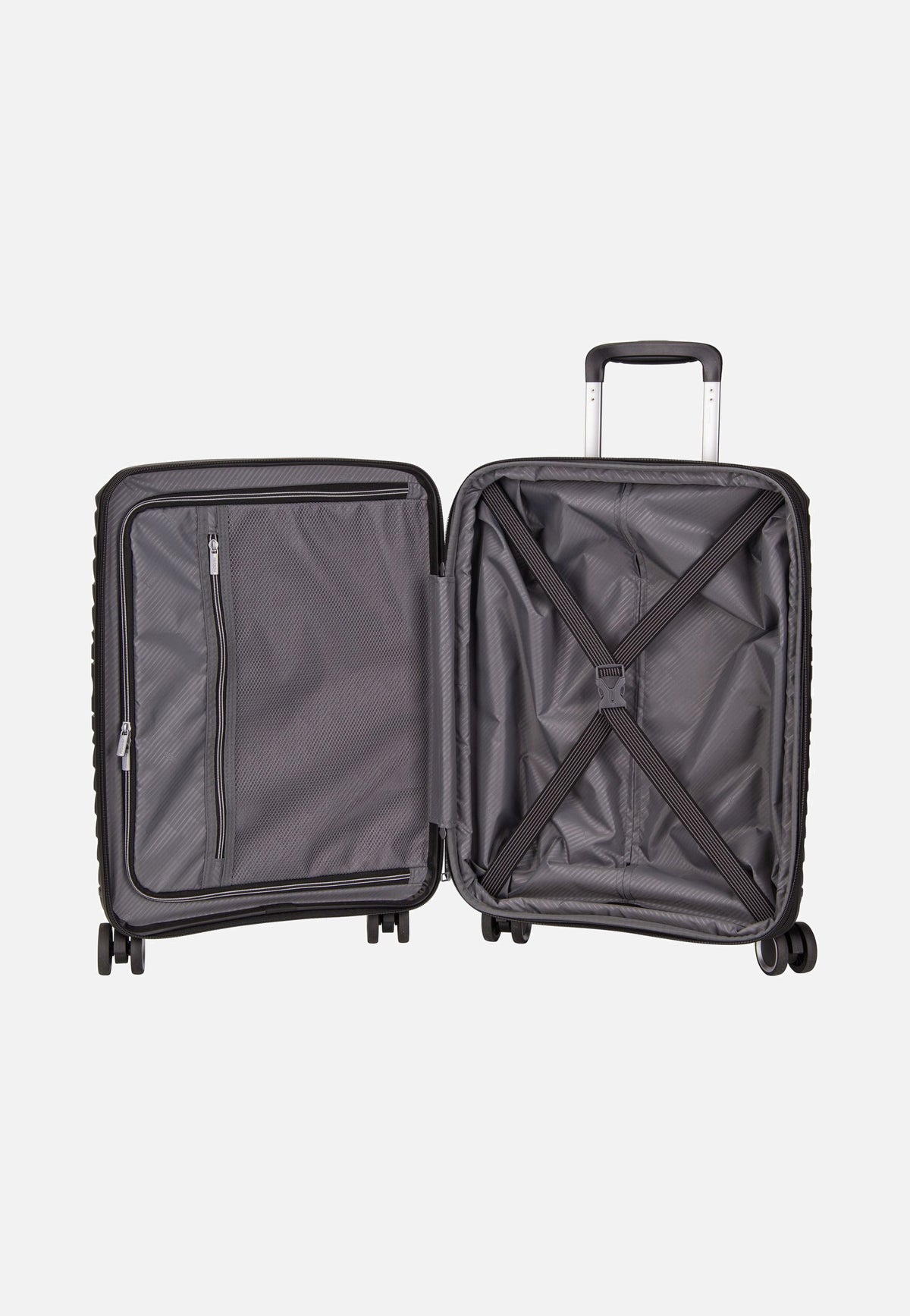American Tourister Flytwist Spinner 55 Shadow Black Suitcase