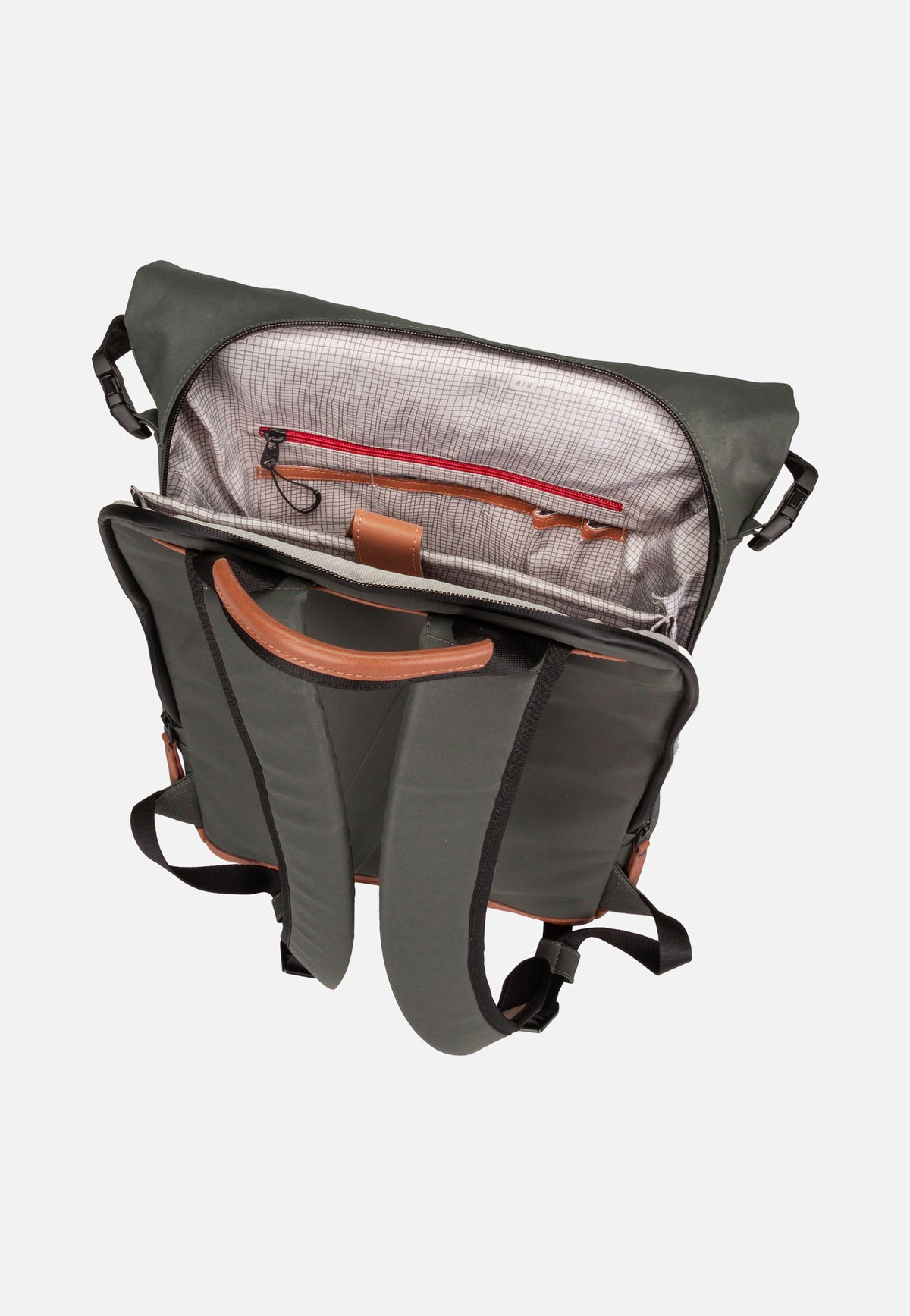 aunts & uncles Fukui Gravity Grey Rolltop Rugzak