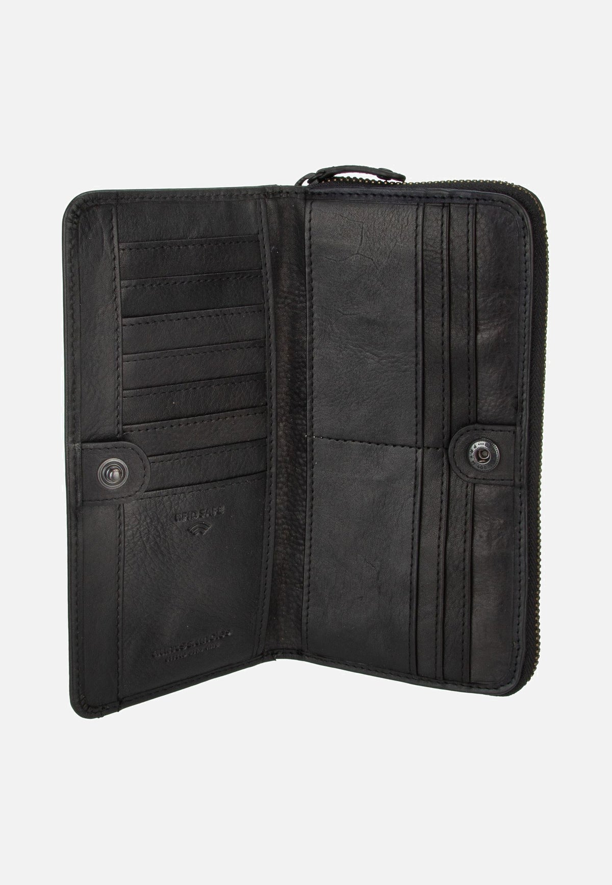 aunts & uncles Tilda Black Smoke Wallet