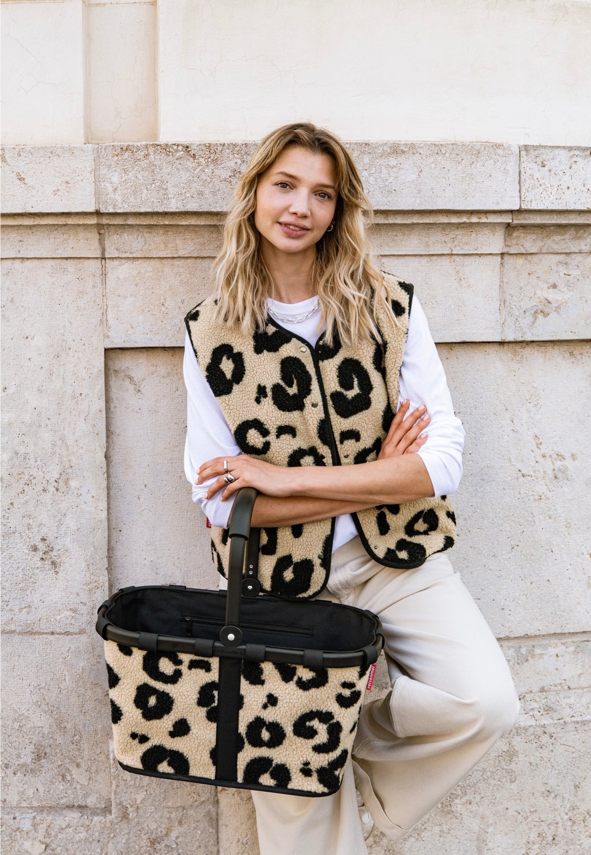 reisenthel Carrybag Teddy Leo Cream Carrello della spesa