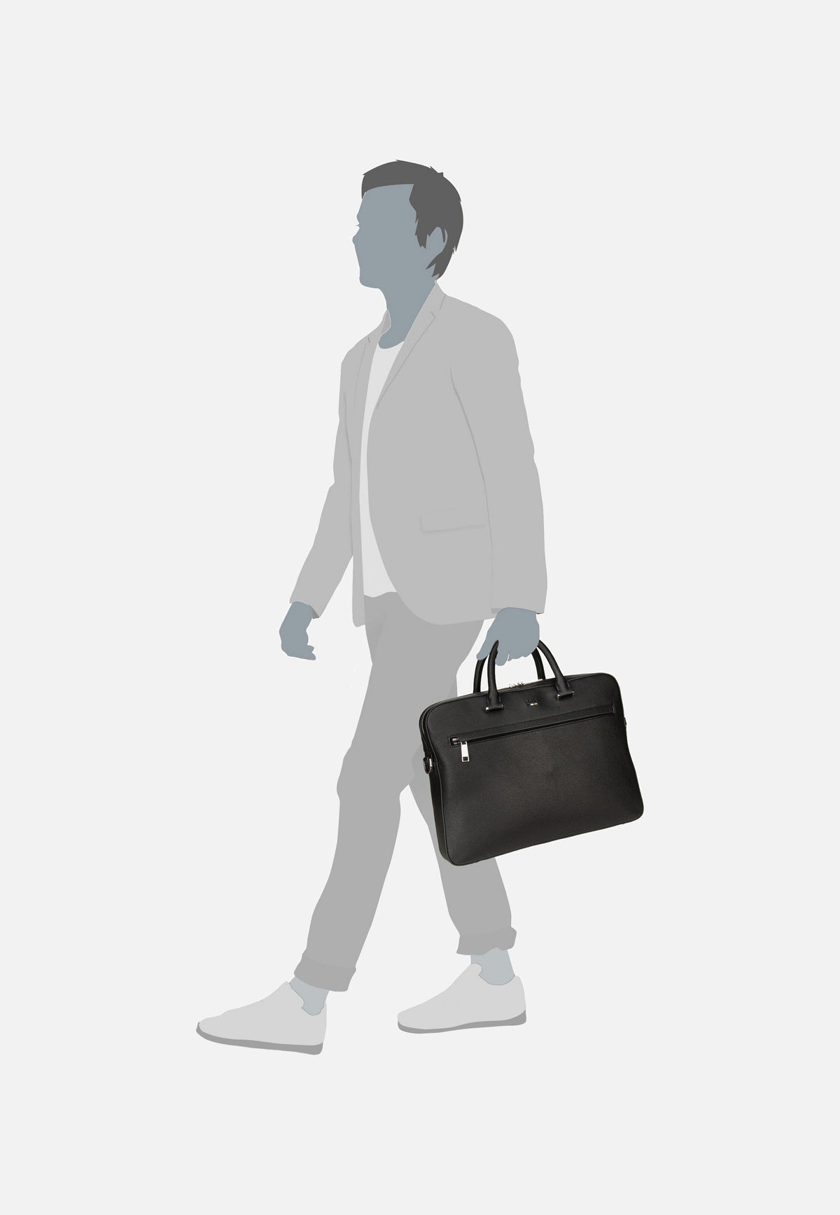 BOSS Ray 50536498 Black Briefcase
