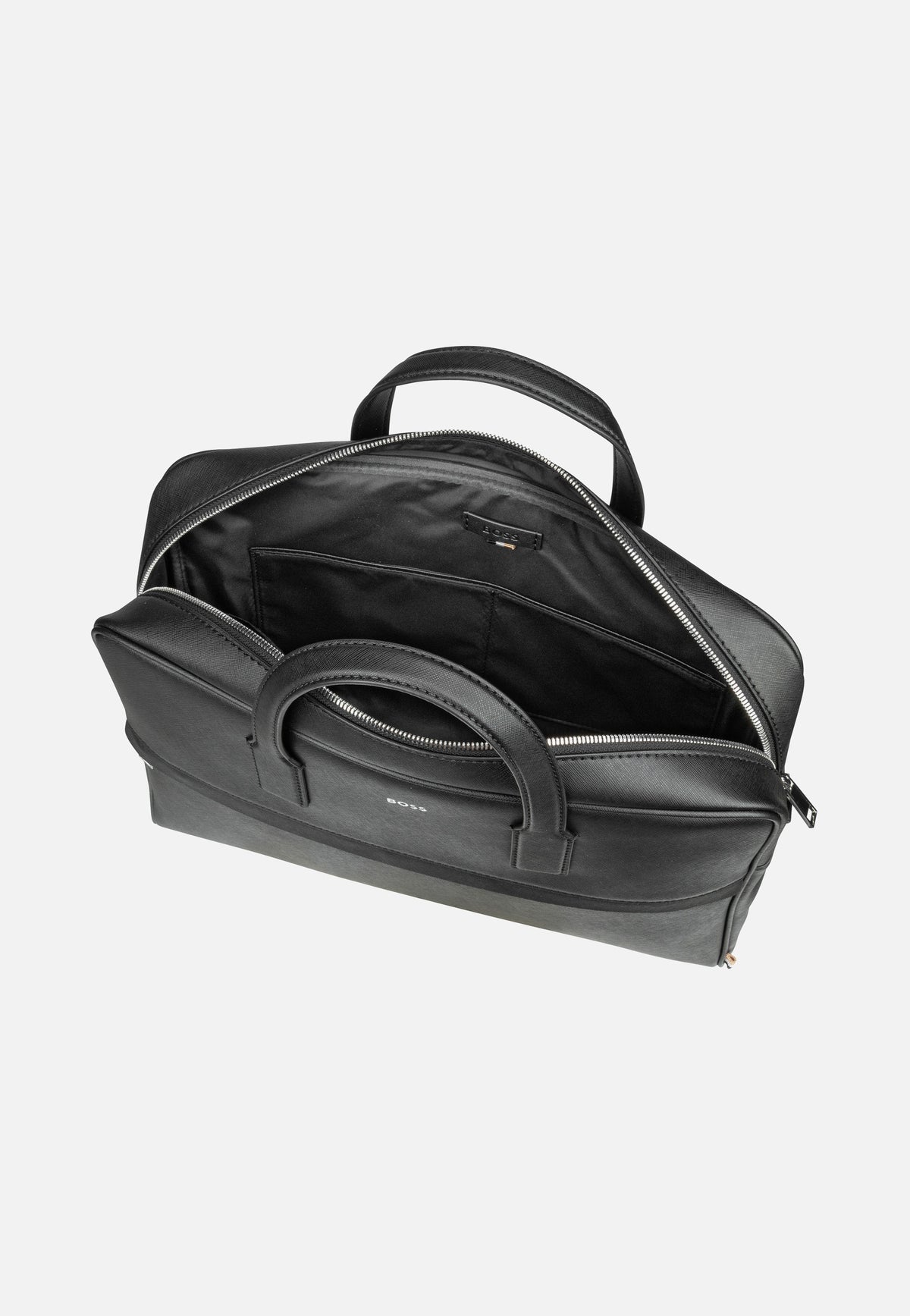 BOSS Zair Small Document Case Black Briefcase
