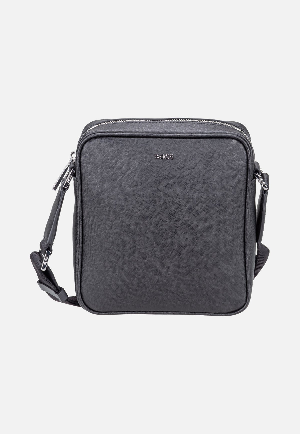 BOSS Northon NorthSouth Zip 50567390 Black Borsa a tracolla