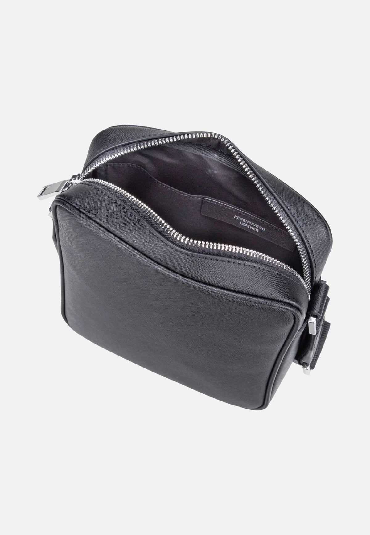 BOSS Northon NorthSouth Zip 50567390 Black Borsa a tracolla