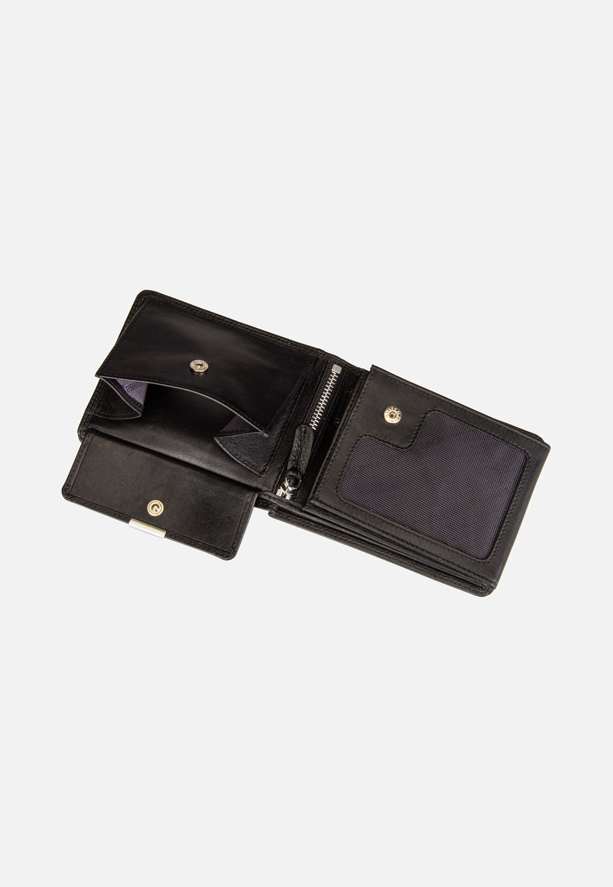Braun Büffel Golf RFID Coin Wallet 8Cs + Loop Black Wallet