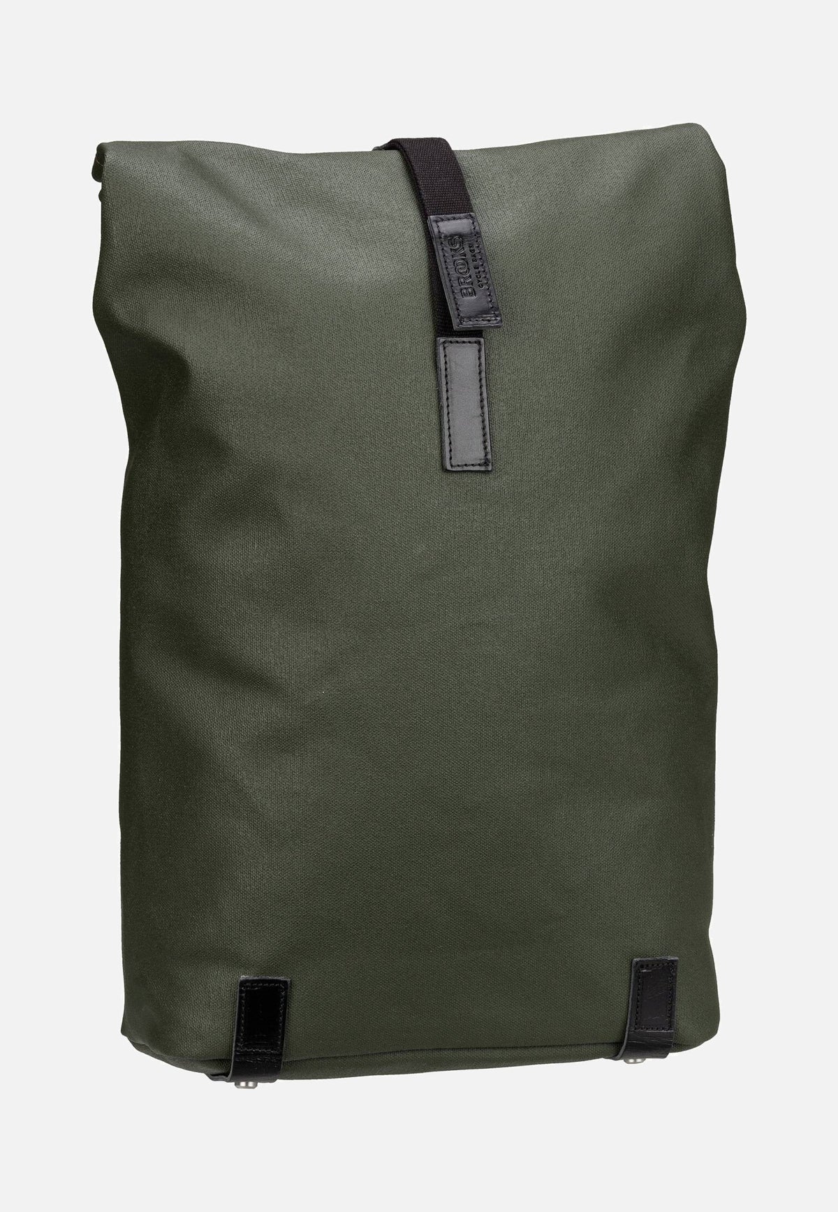 Brooks England Pickwick Cotton Canvas 26 L Forest Rolltop Backpack