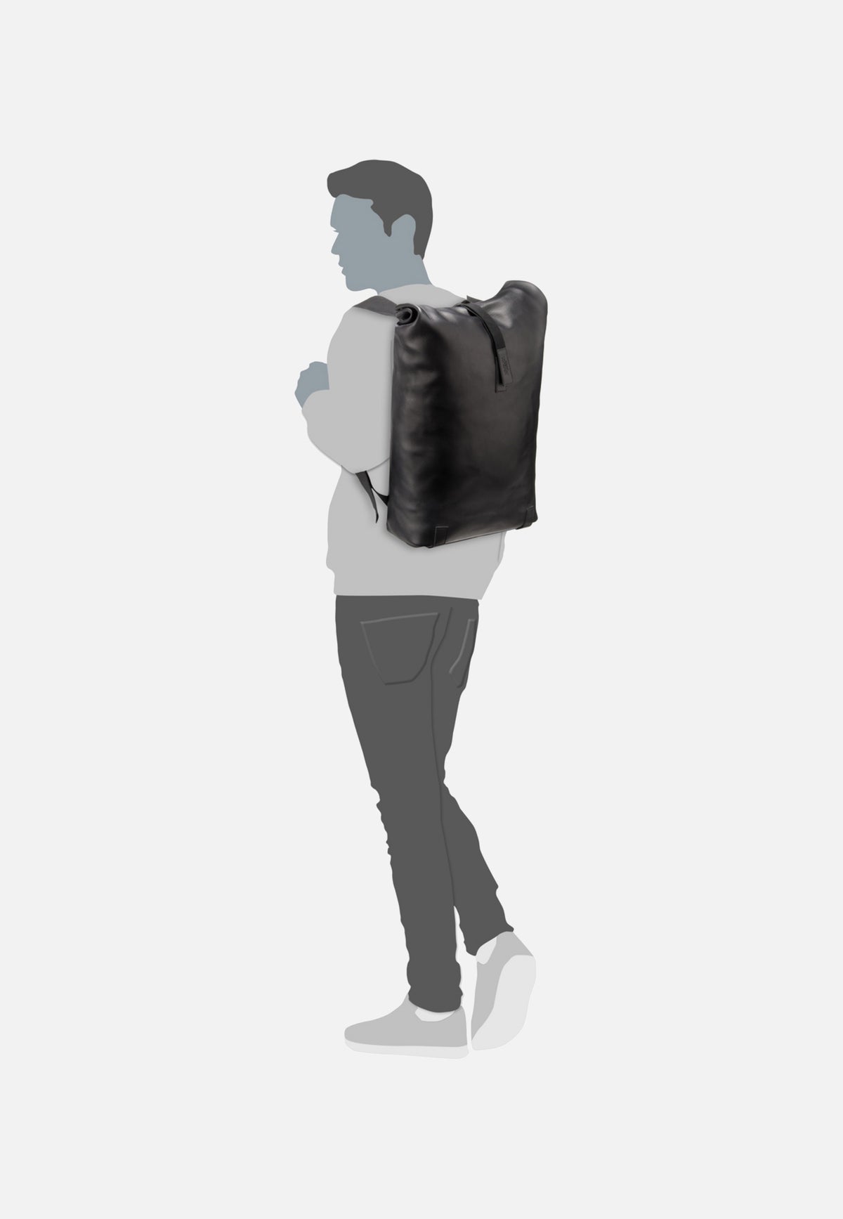 Brooks England Pickwick Leather 26 L Black Backpack