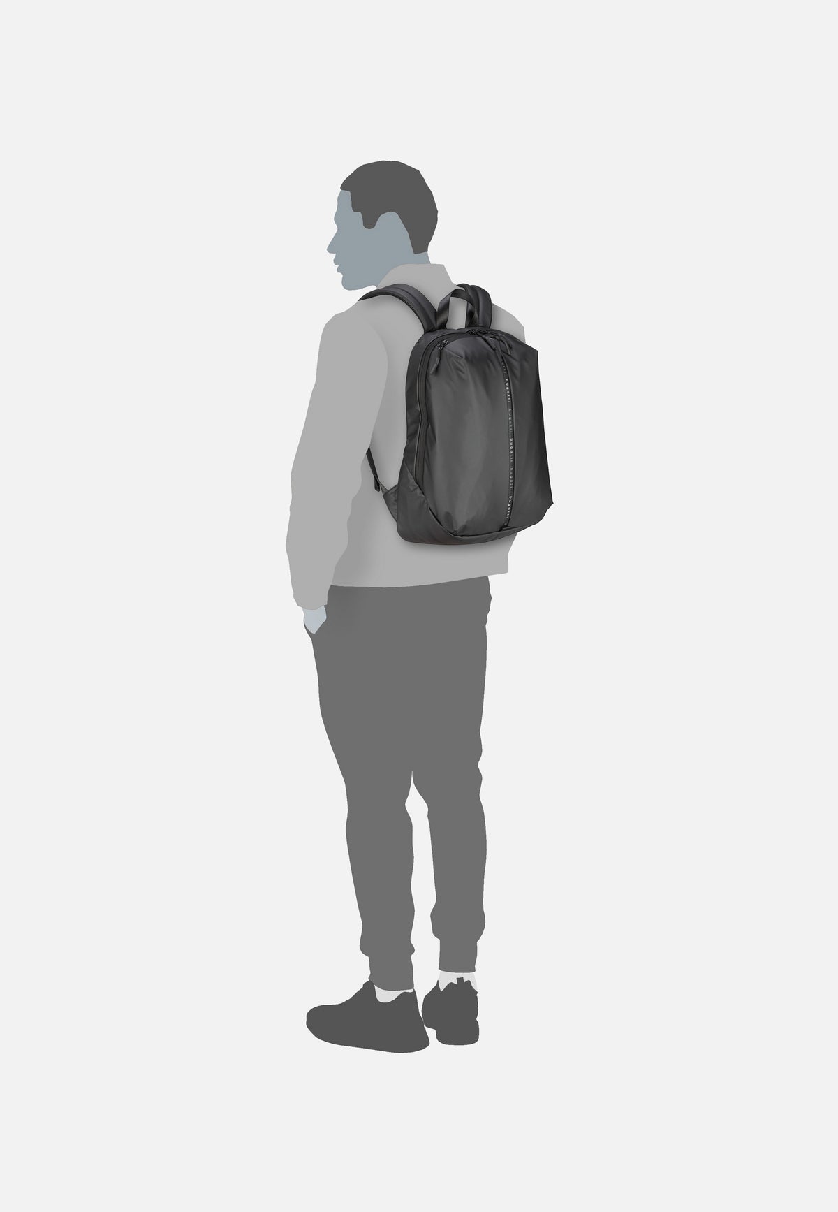 Bugatti Blanc Schwarz Backpack
