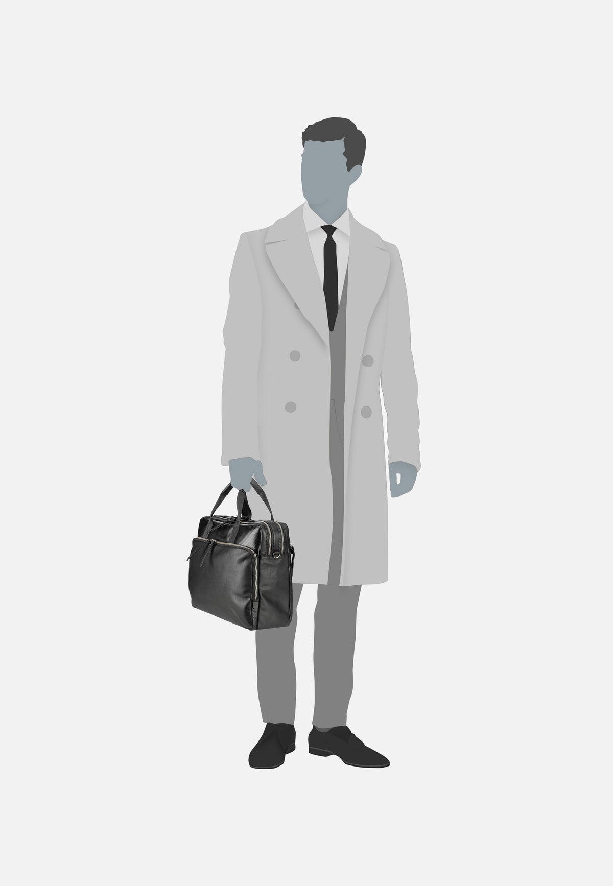 Bugatti Comet L Schwarz Briefcase