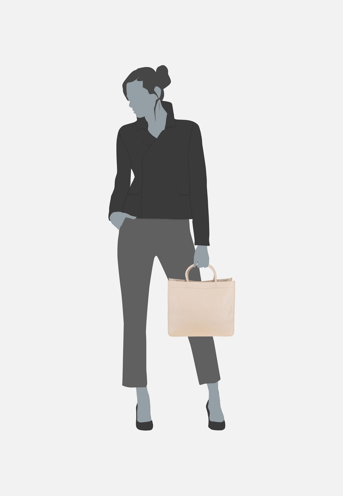 Bugatti Daphne Beige Tote Bag