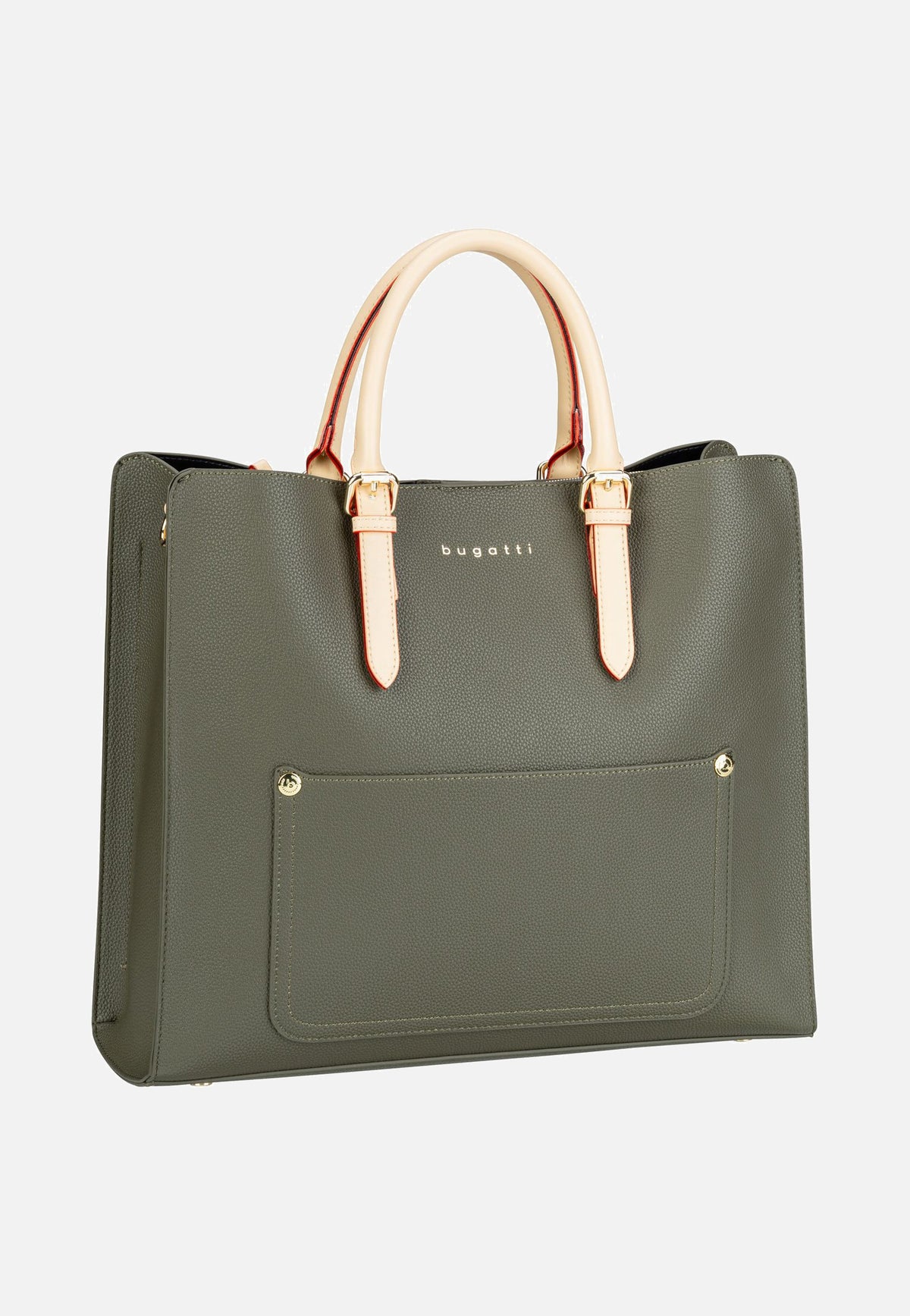 Bugatti Ella Top Handle L Olive Tote Bag