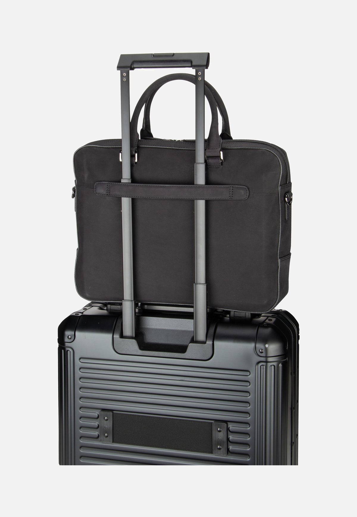 Bugatti Luca Schwarz Briefcase