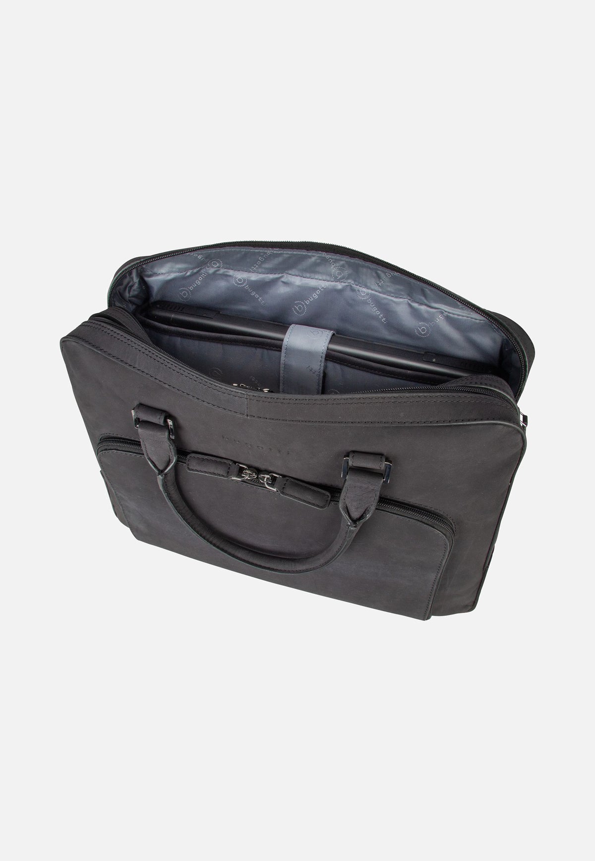 Bugatti Luca Schwarz Briefcase