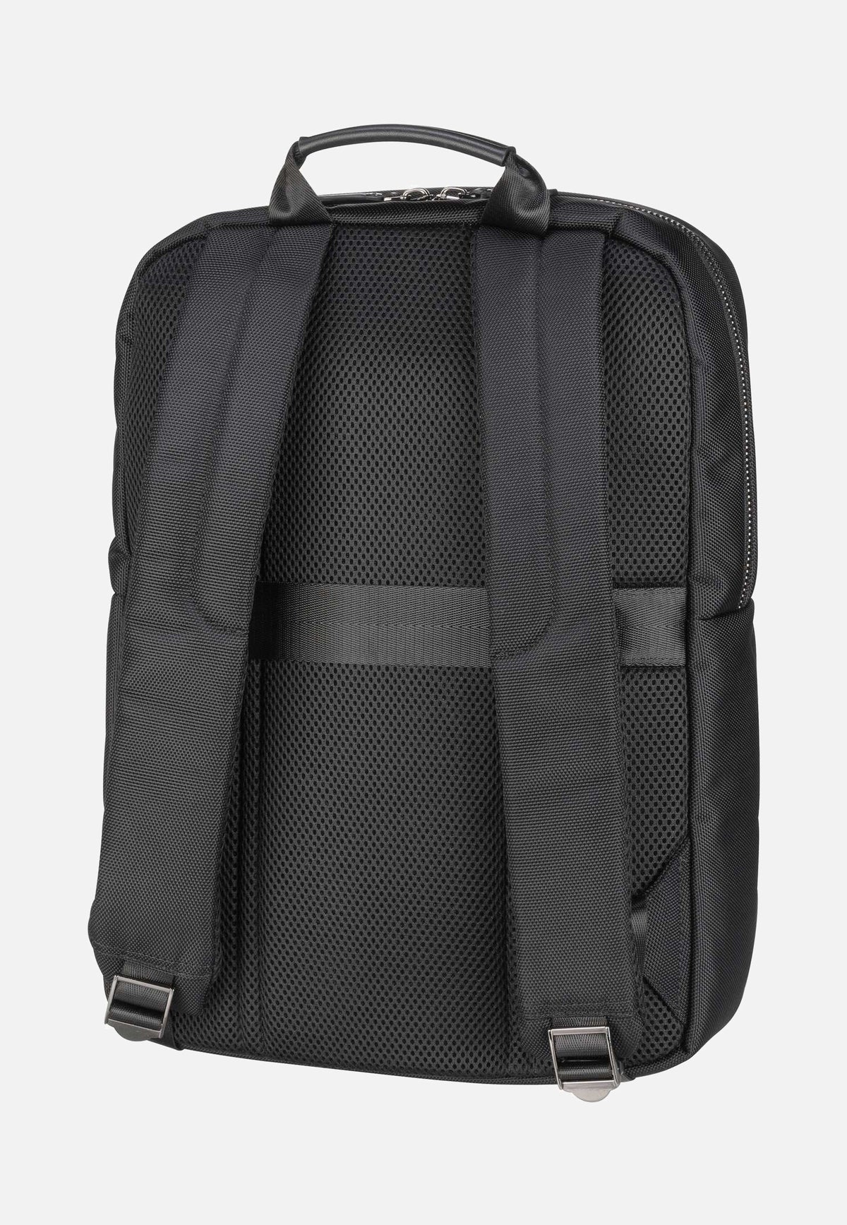 Bugatti Nero Medium Schwarz Backpack