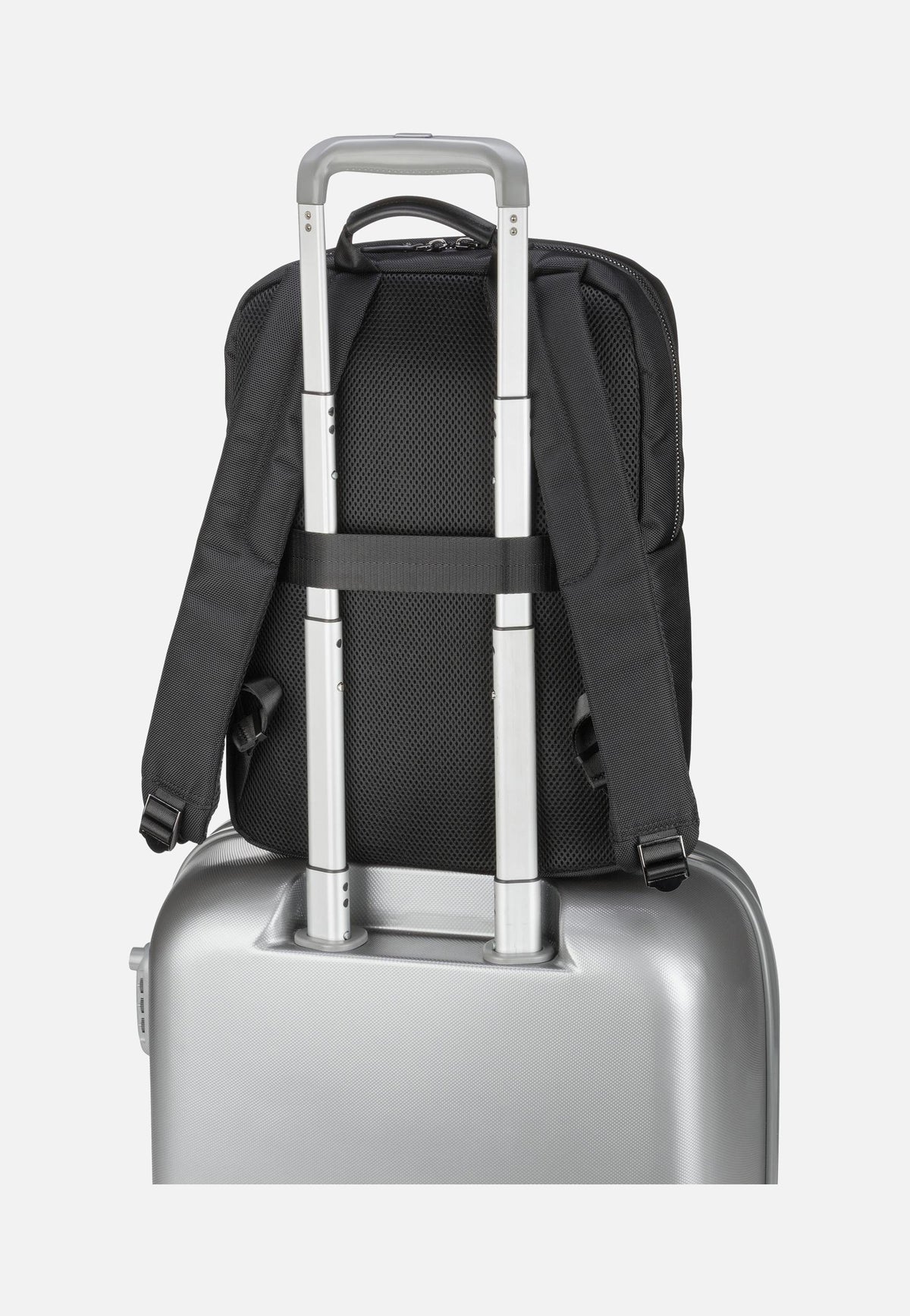 Bugatti Nero Medium Schwarz Backpack