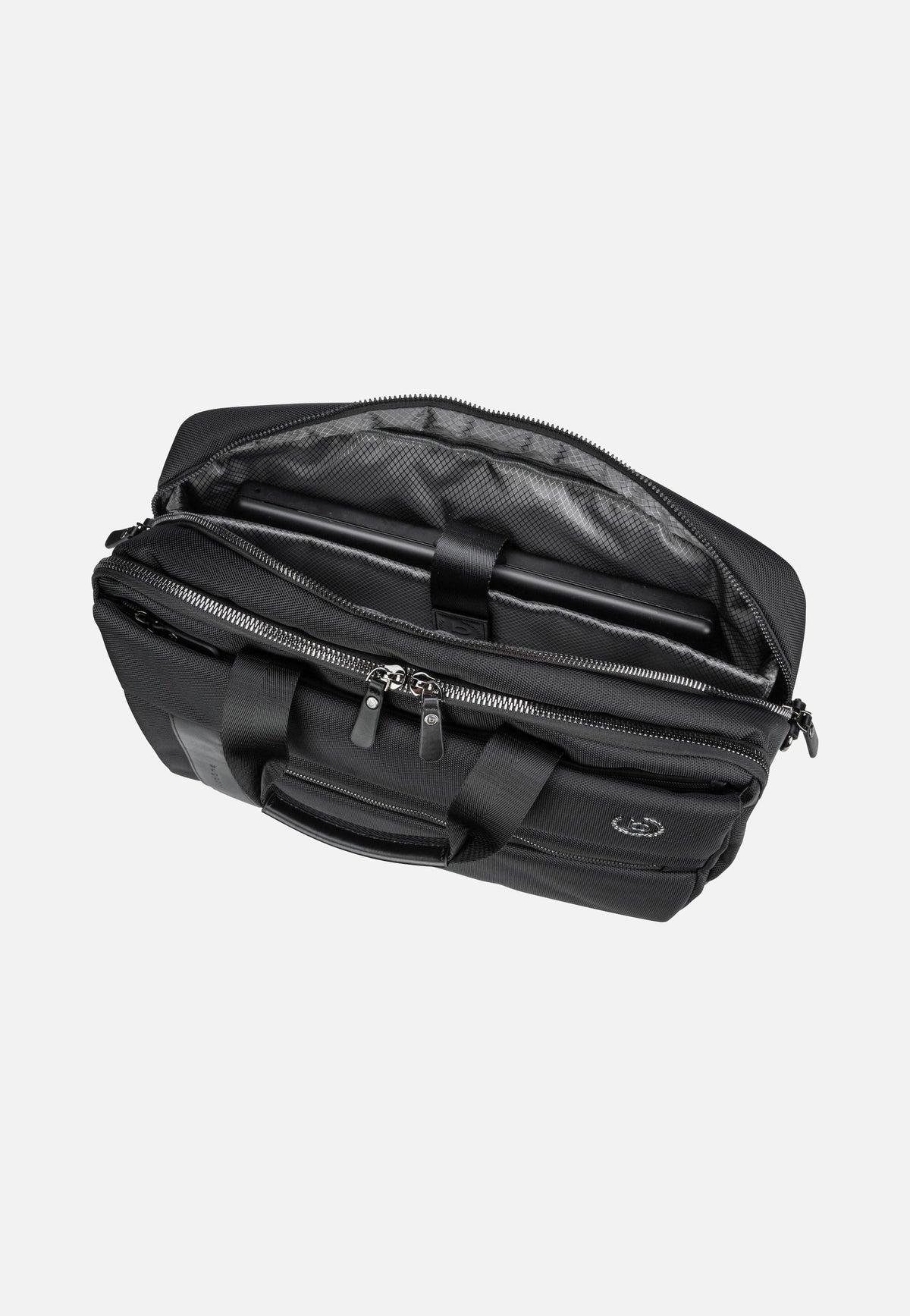 Bugatti Nero L Schwarz Briefcase