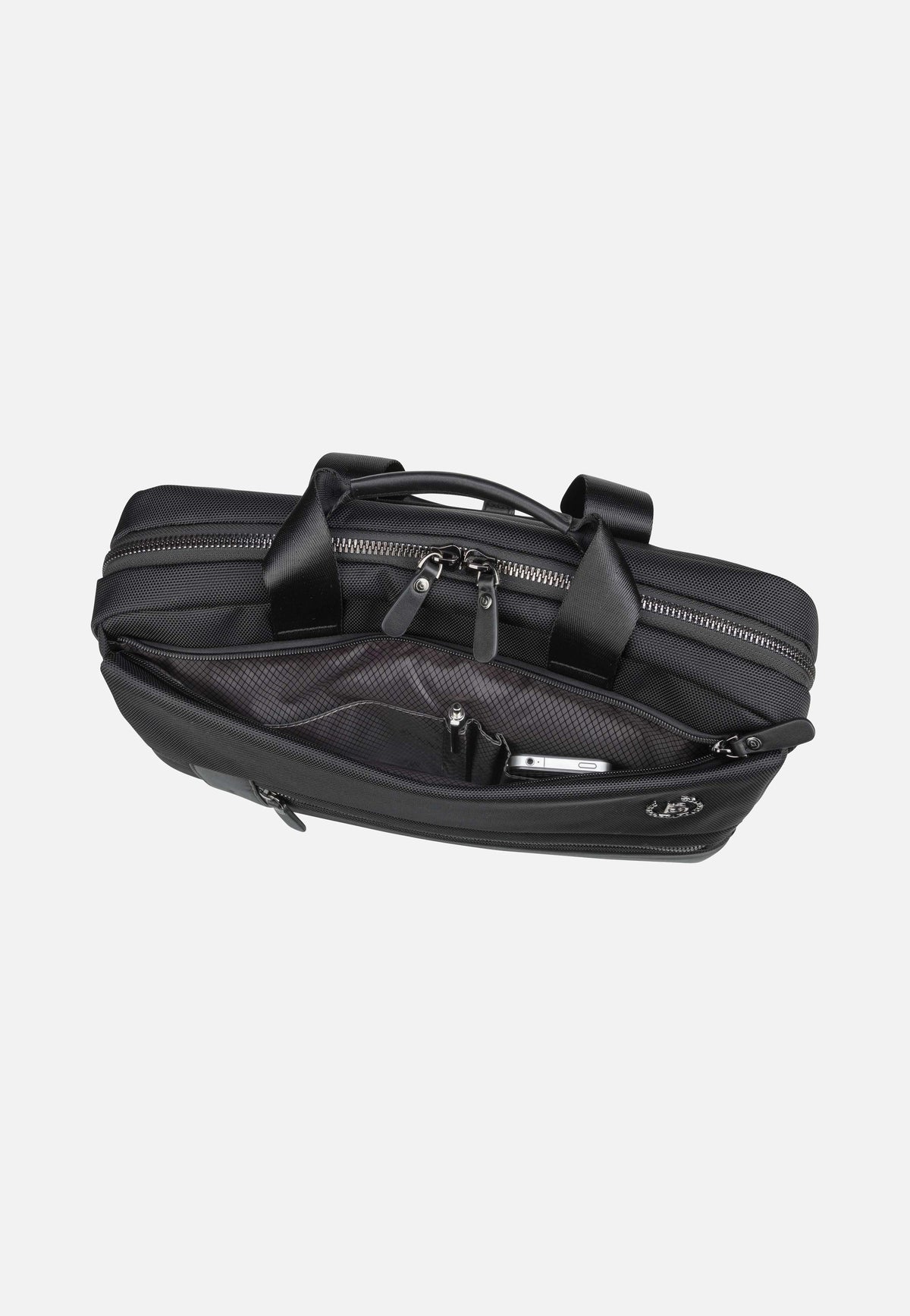 Bugatti Nero Workbag Medium Schwarz Briefcase