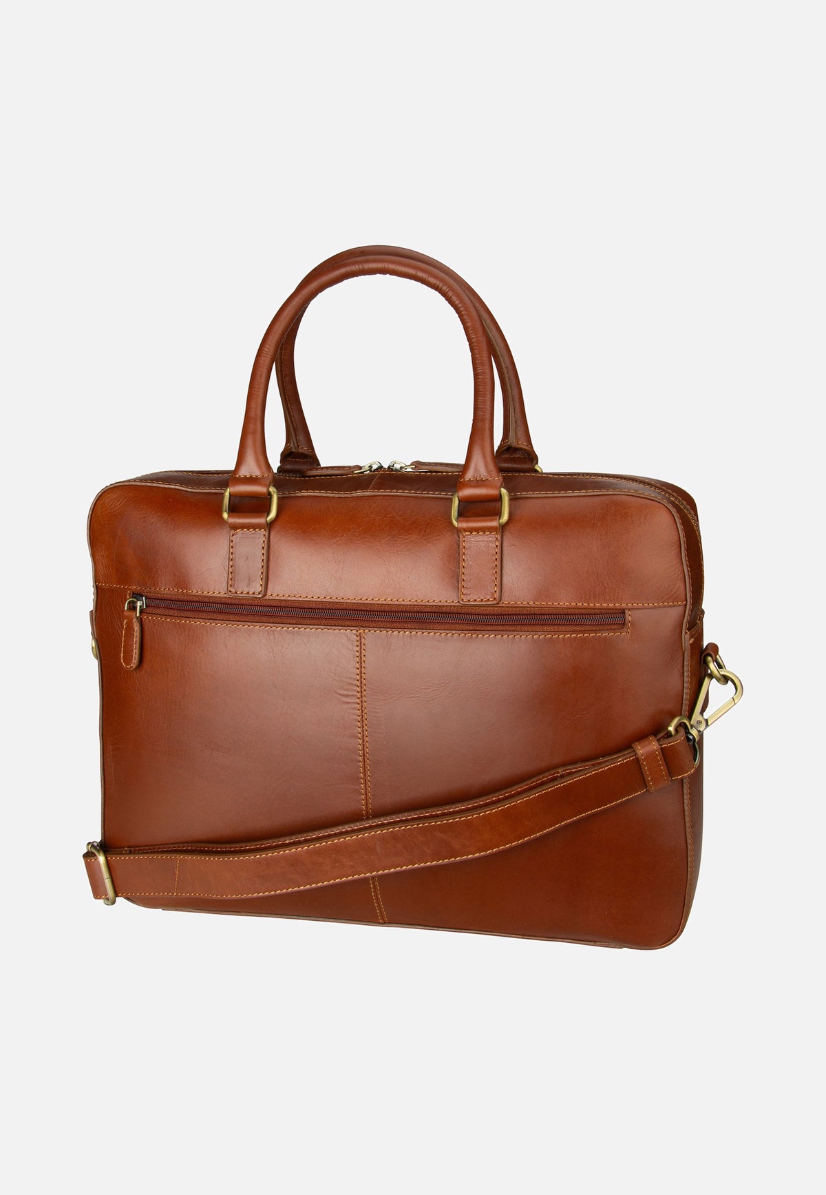Bugatti Remo Cognac Briefcase