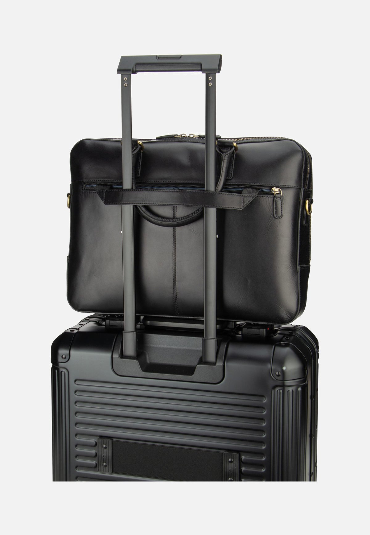 Bugatti Remo Large Schwarz Briefcase