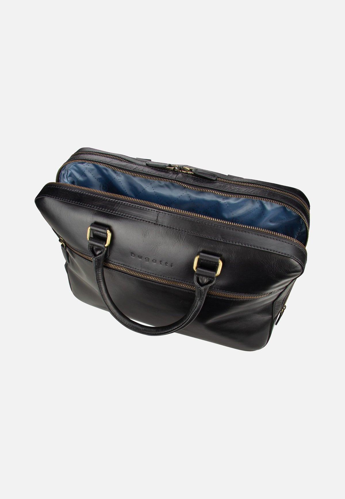 Bugatti Remo Large Schwarz Briefcase