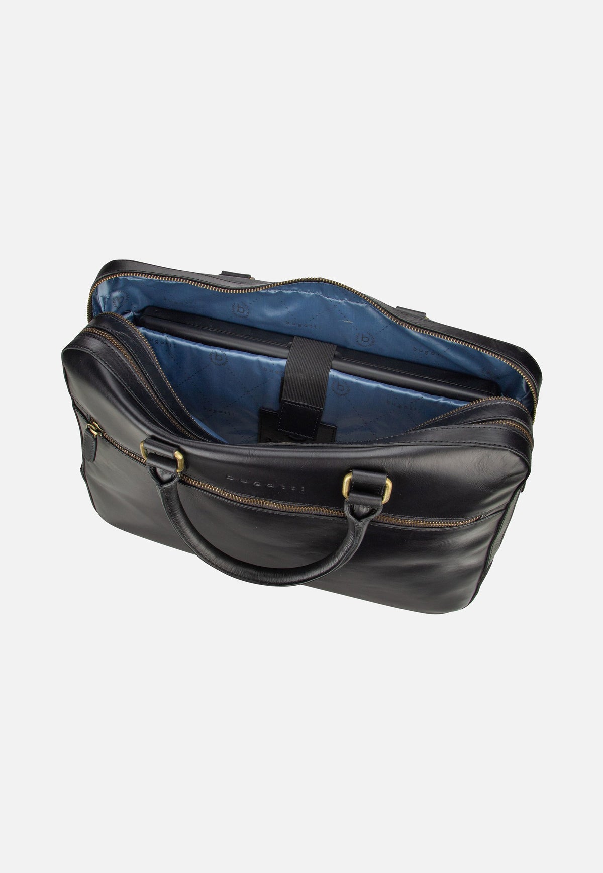 Bugatti Remo Large Schwarz Briefcase