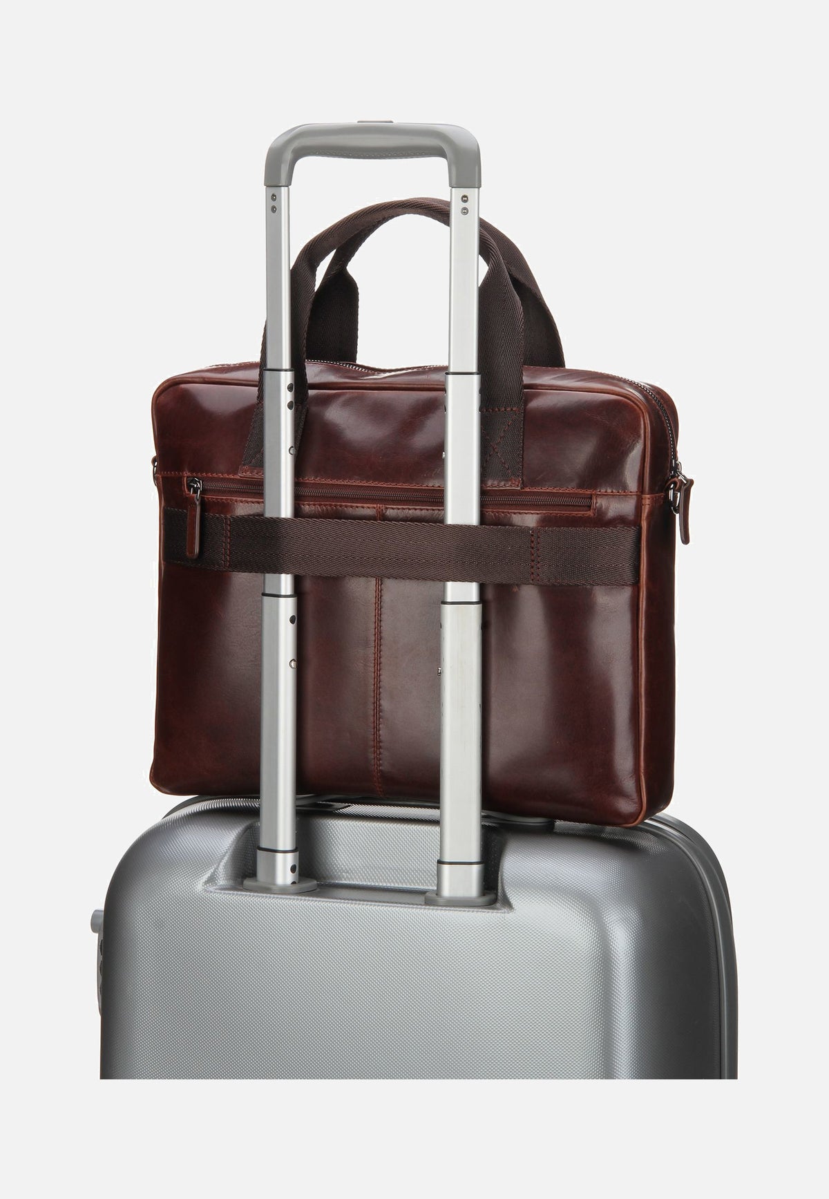 Bugatti Romano 4017 Braun Briefcase