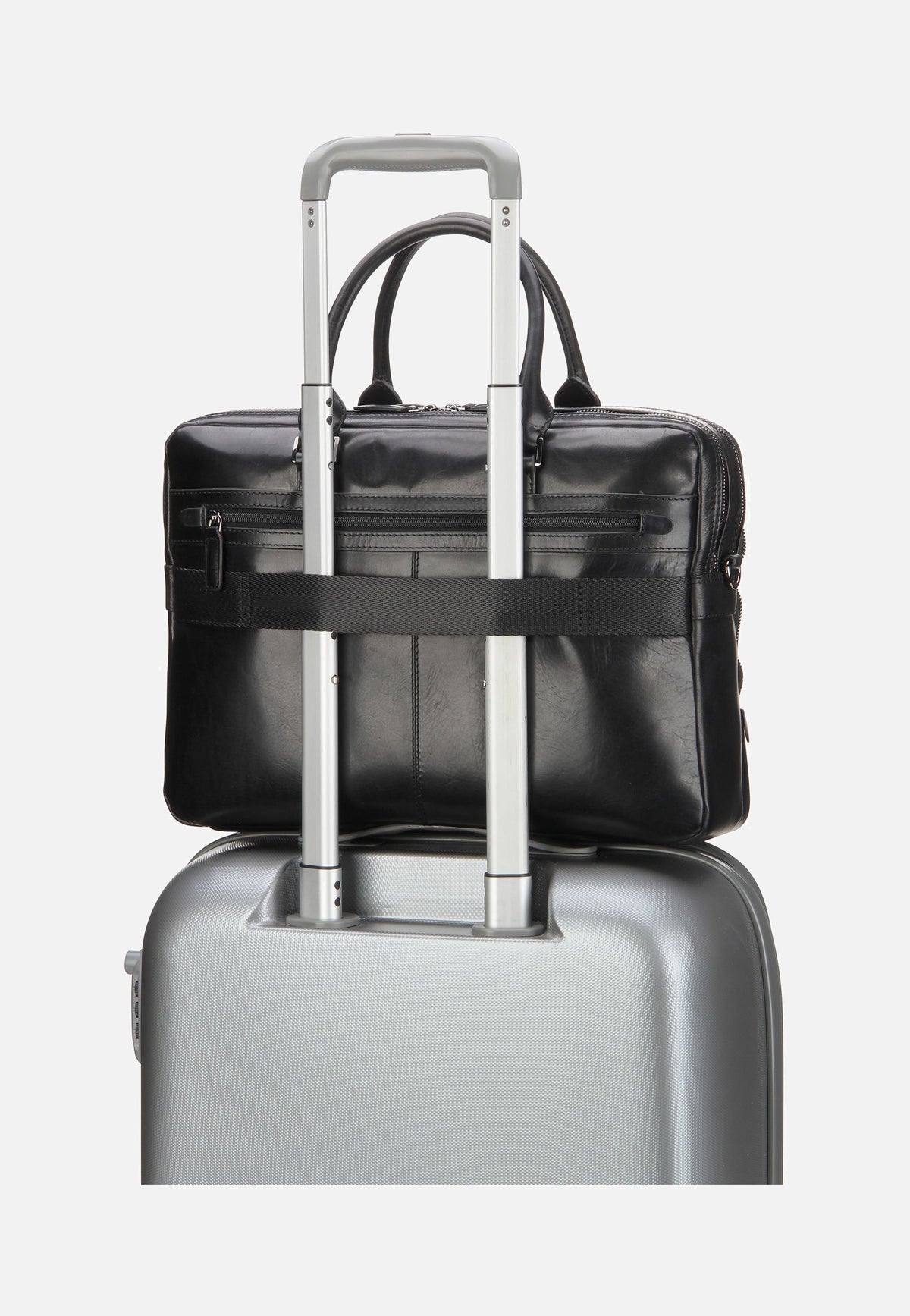 Bugatti Romano 4018 Schwarz Briefcase