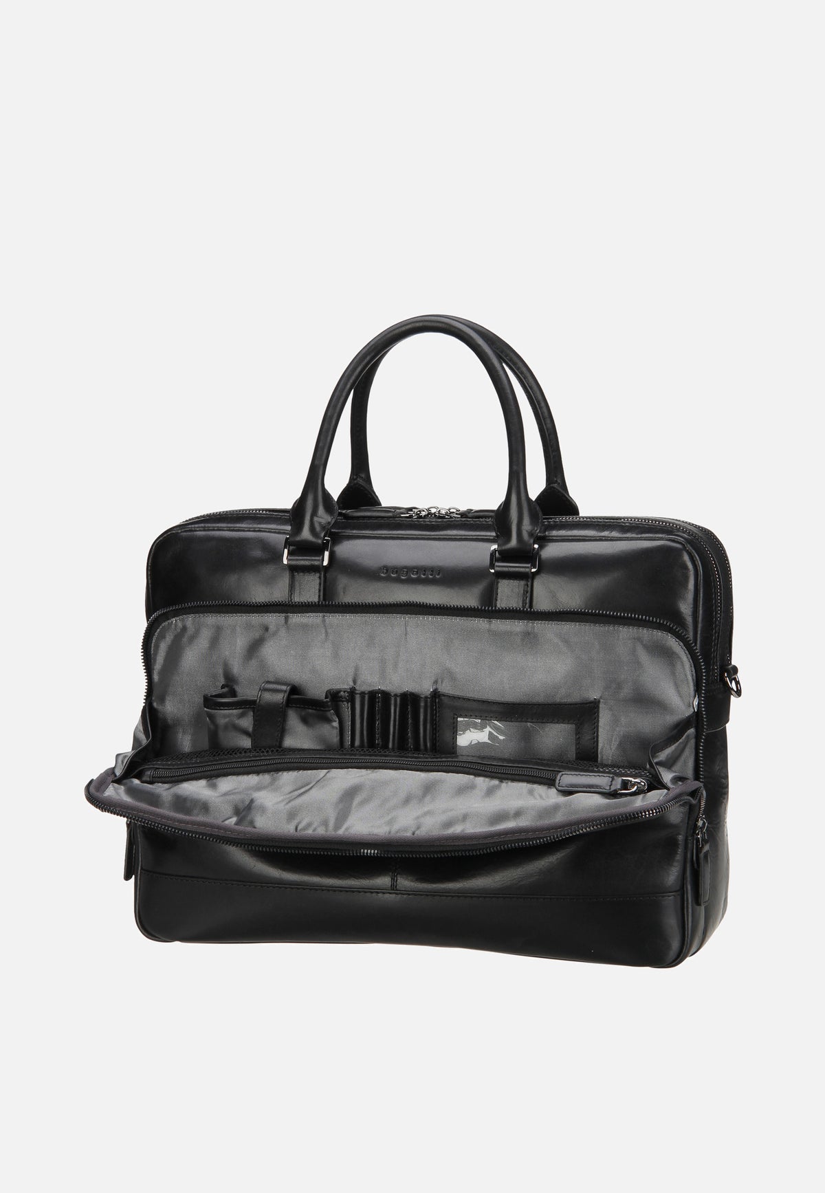 Bugatti Romano 4018 Schwarz Briefcase
