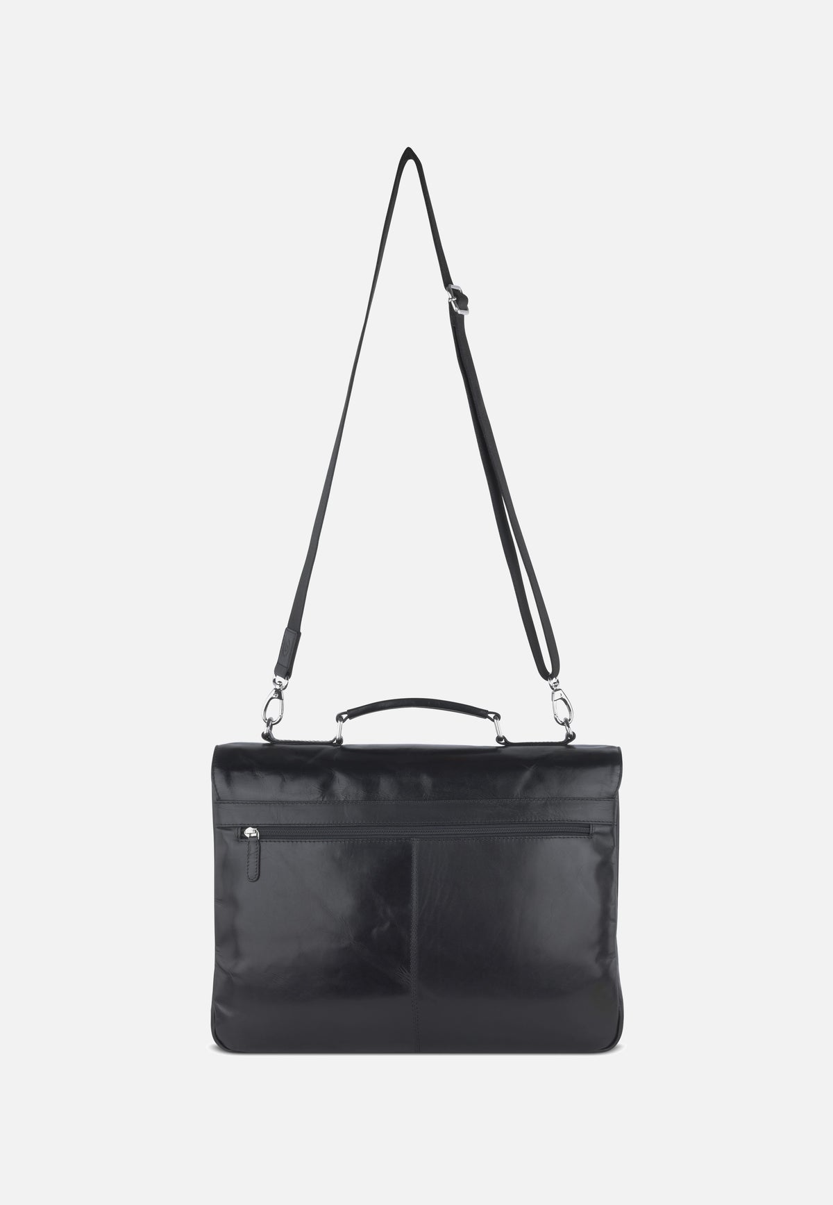 Bugatti Romano Large Schwarz Briefcase