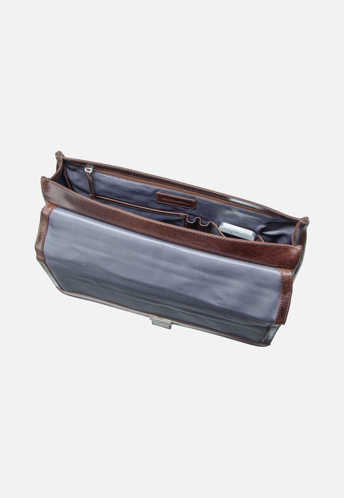 Bugatti Romano Small Braun Briefcase