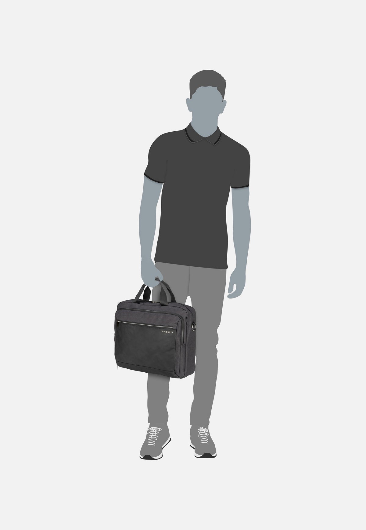 Bugatti Sera Workbag M Anthrazit Briefcase