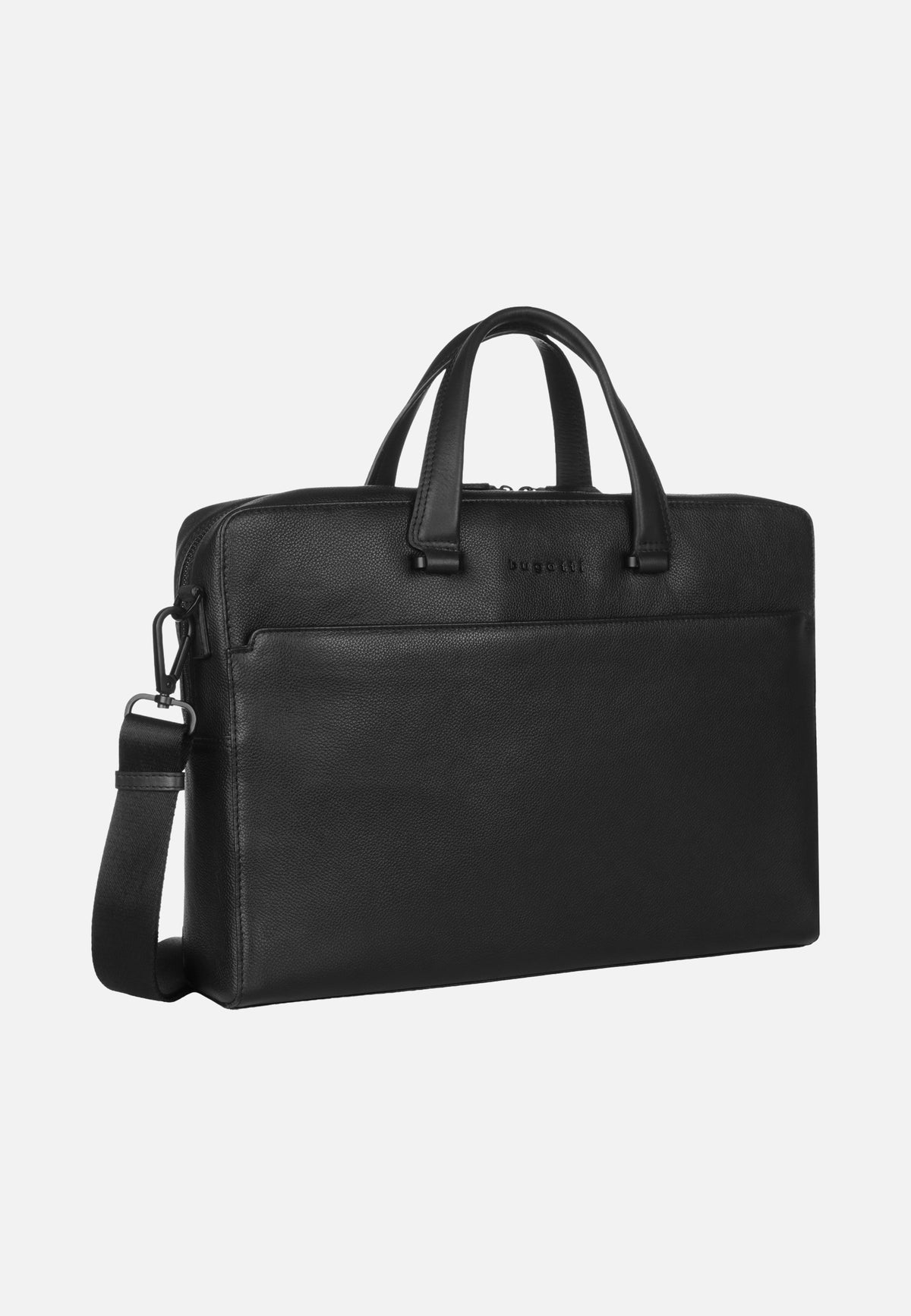 Bugatti Black Briefcase Black Maletín