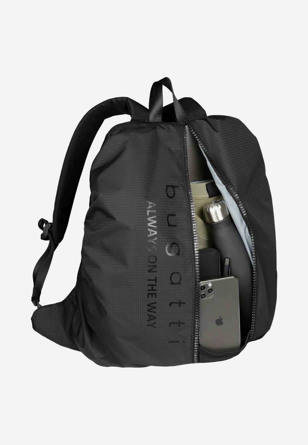 Bugatti Letter's Backpack Black Backpack