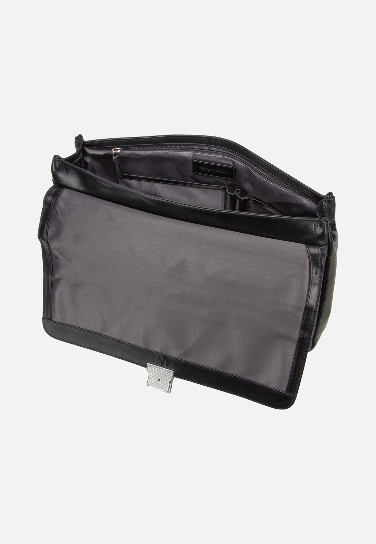 Bugatti Romano Briefcase Small Black Briefcase
