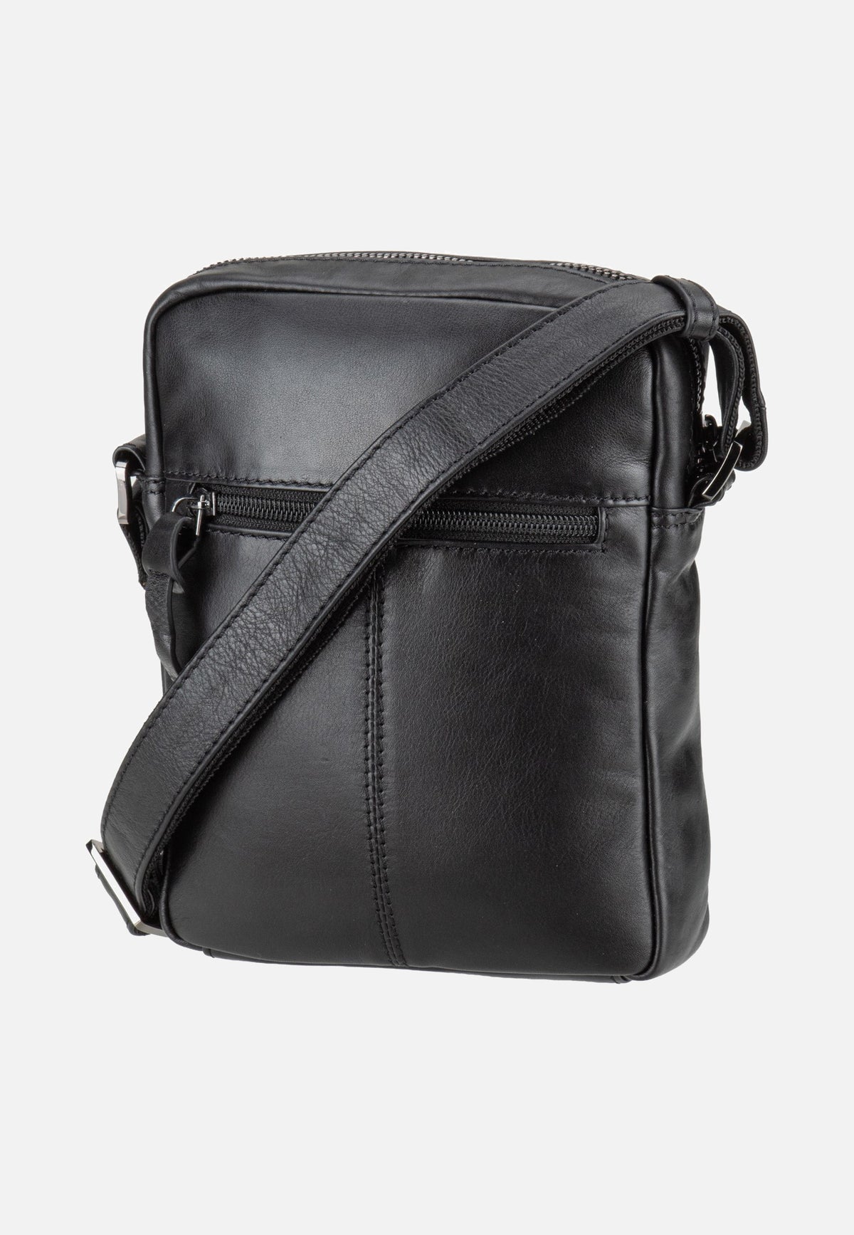 Bugatti Romeo Shoulder Bag Small Black Crossbody Bag