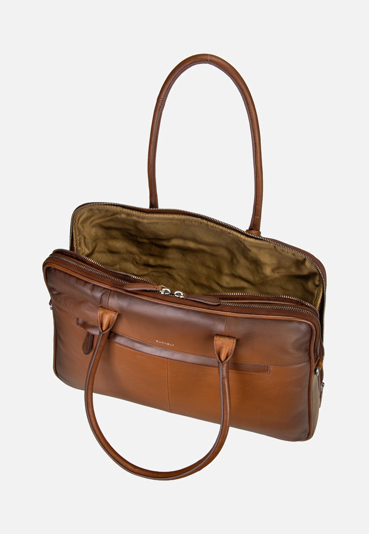Burkely Ledger 1002404 Cognac Briefcase