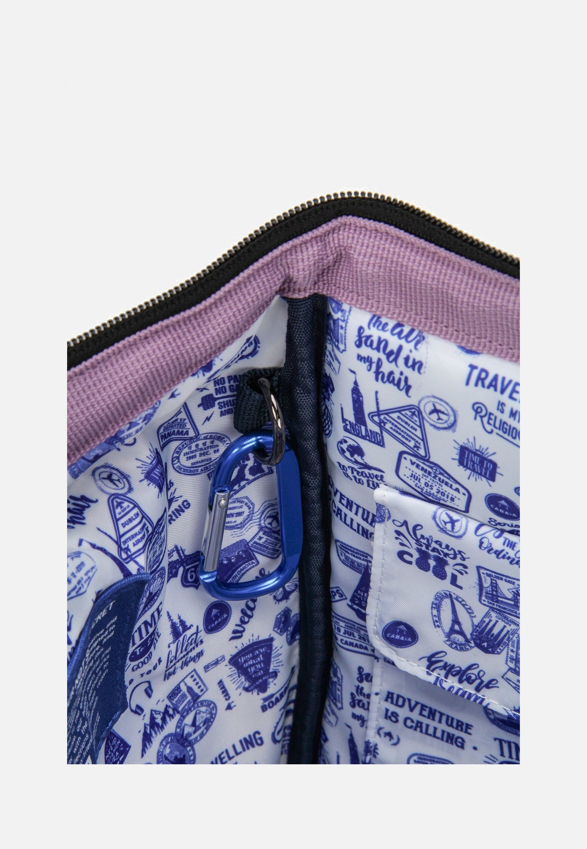 Cabaia Adventurer Recycled Waterproof Medium Parme Backpack